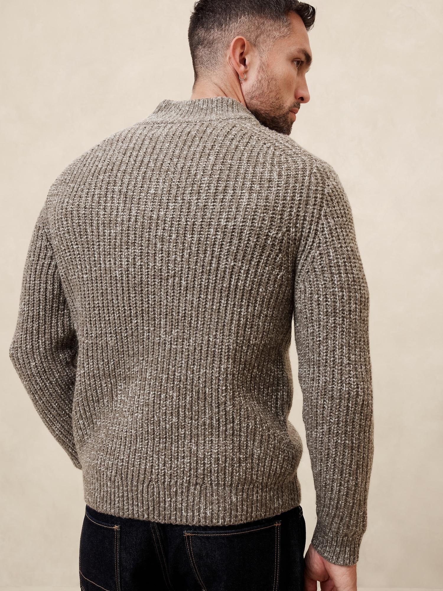 Marled Half-Zip Sweater Product Image