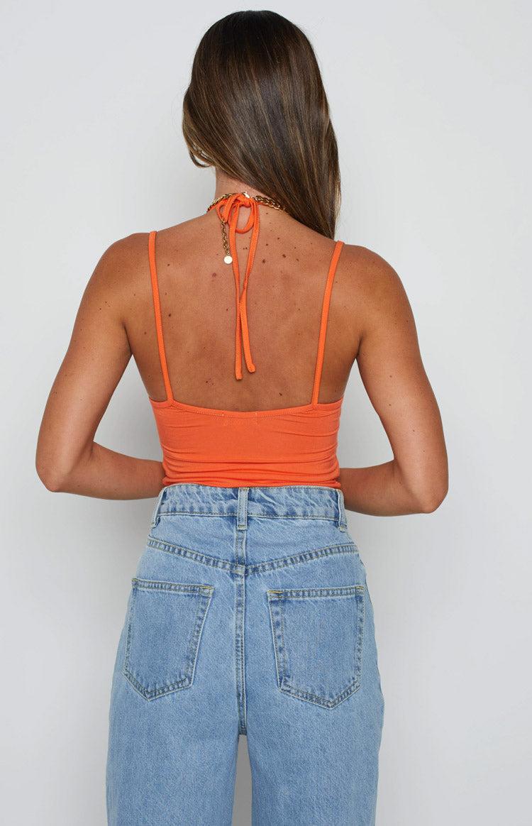 Scout Orange Crop Top Product Image