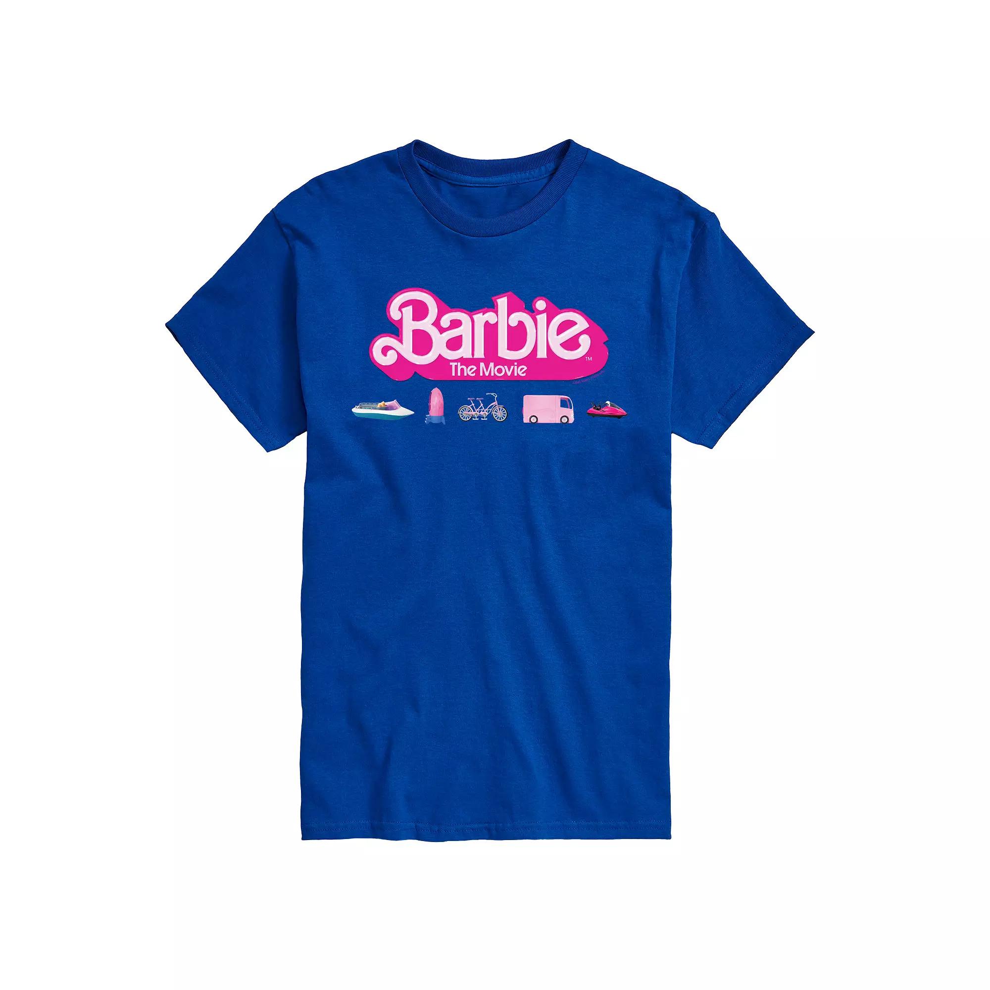 Big & Tall Barbie The Movie Theatrical Vehicle Graphic Tee, Men's,  Product Image