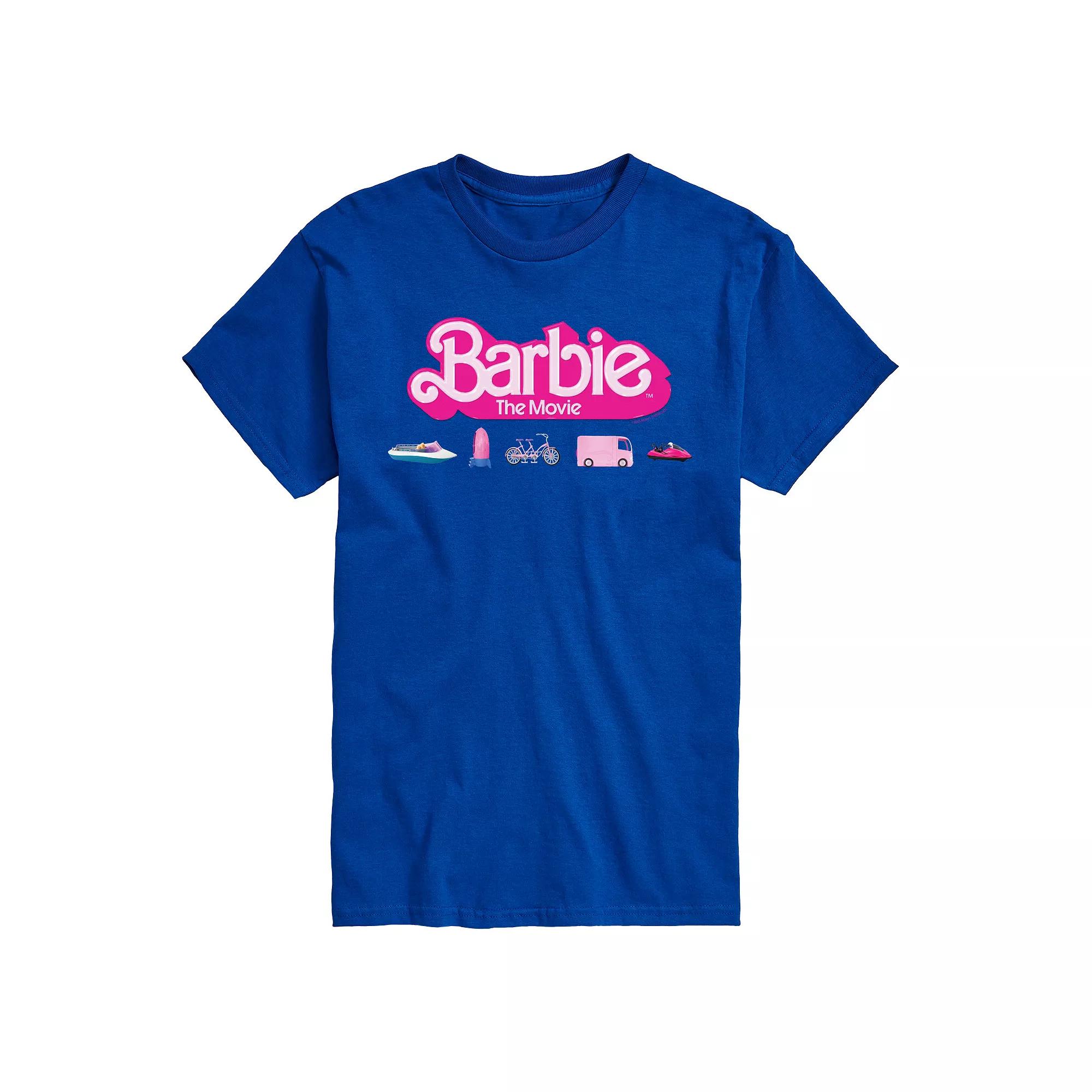 Big & Tall Barbie The Movie Theatrical Vehicle Graphic Tee, Men's,  Product Image