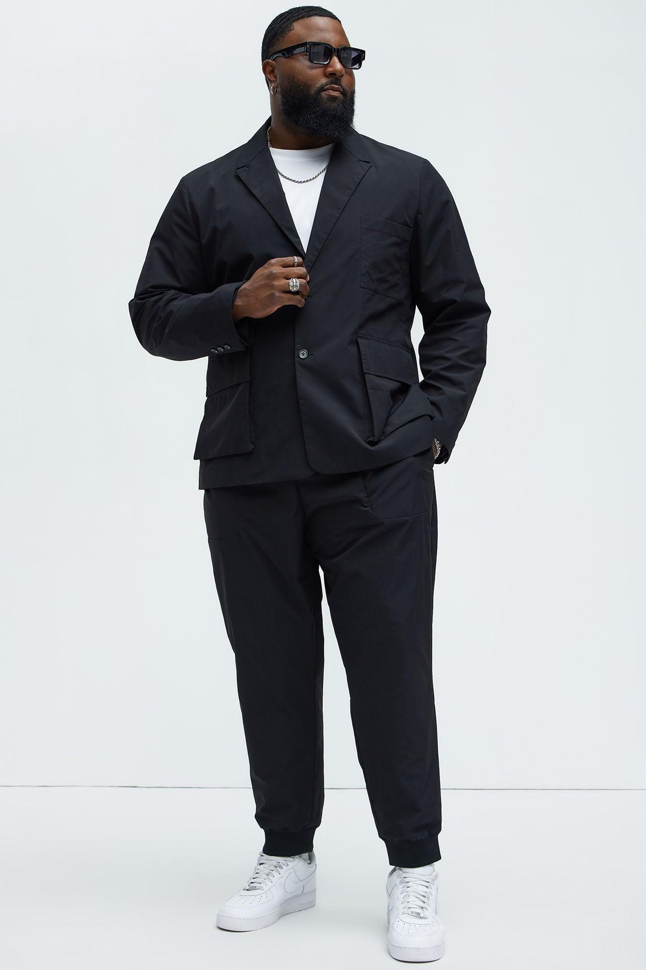 Ansel Tech Train Jogger - Black Product Image