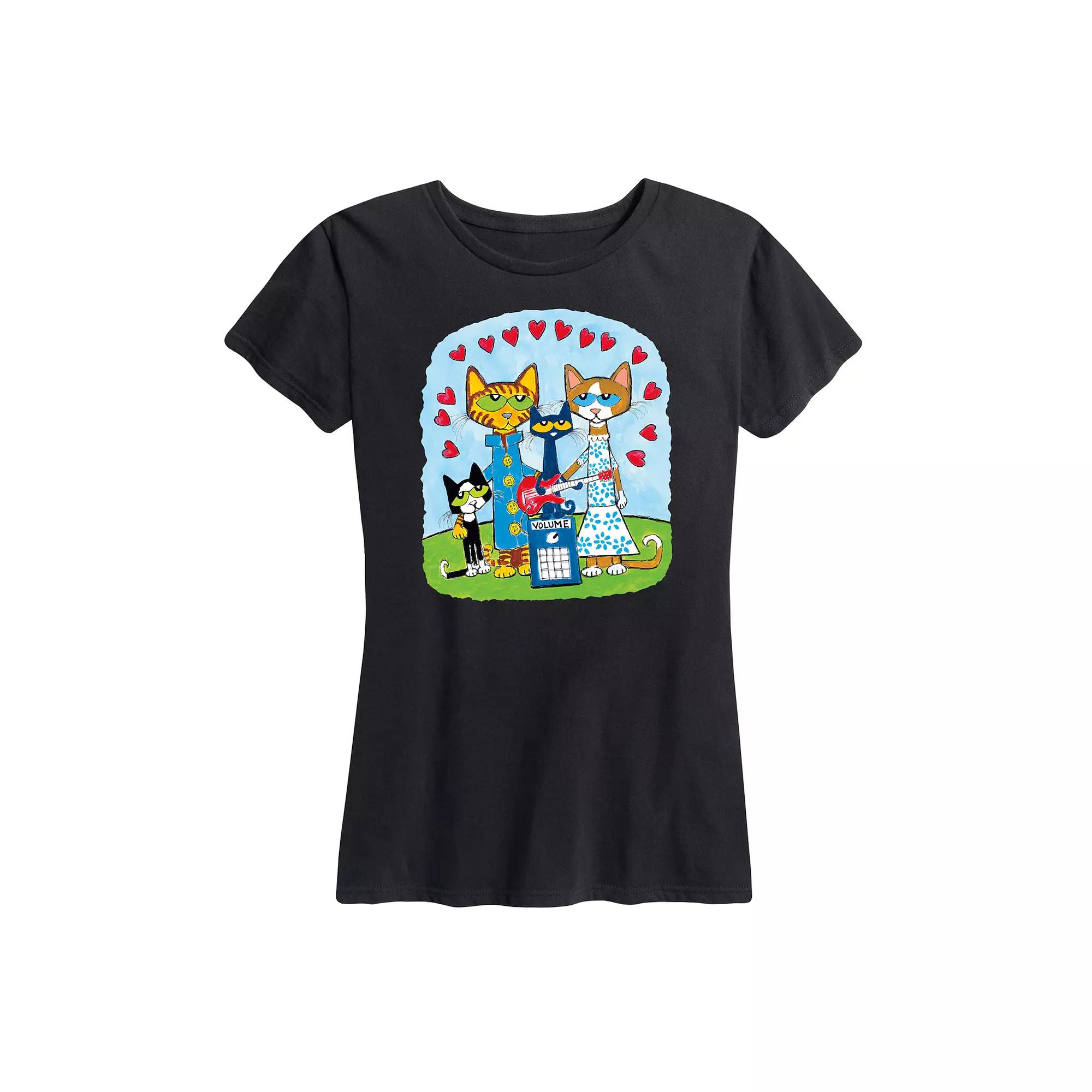 Women's Pete The Cat Family Graphic Tee,  Product Image