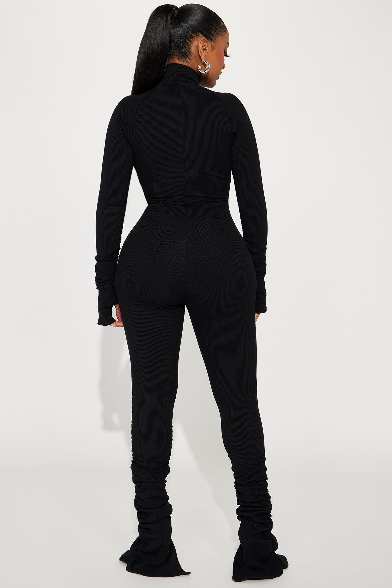 Justine Snatched Jumpsuit - Black Product Image