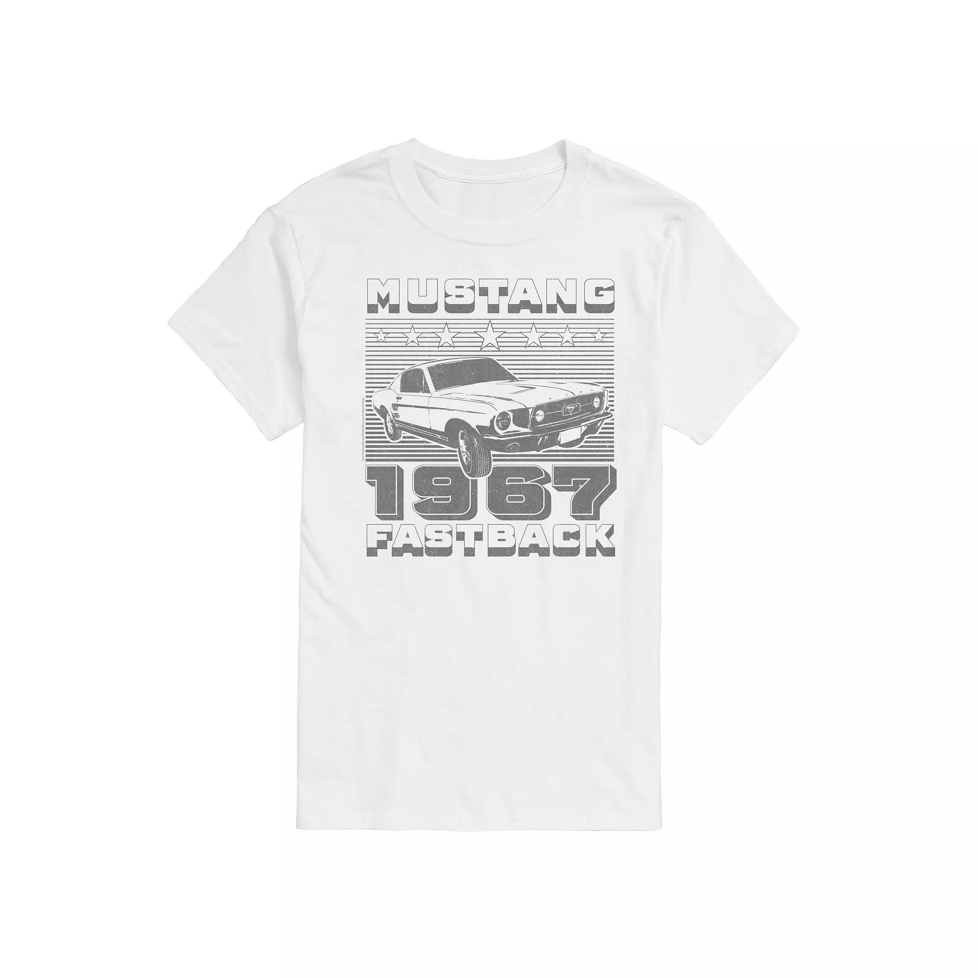 Big & Tall Ford Mustang Fastback Vintage Graphic Tee, Men's,  Product Image