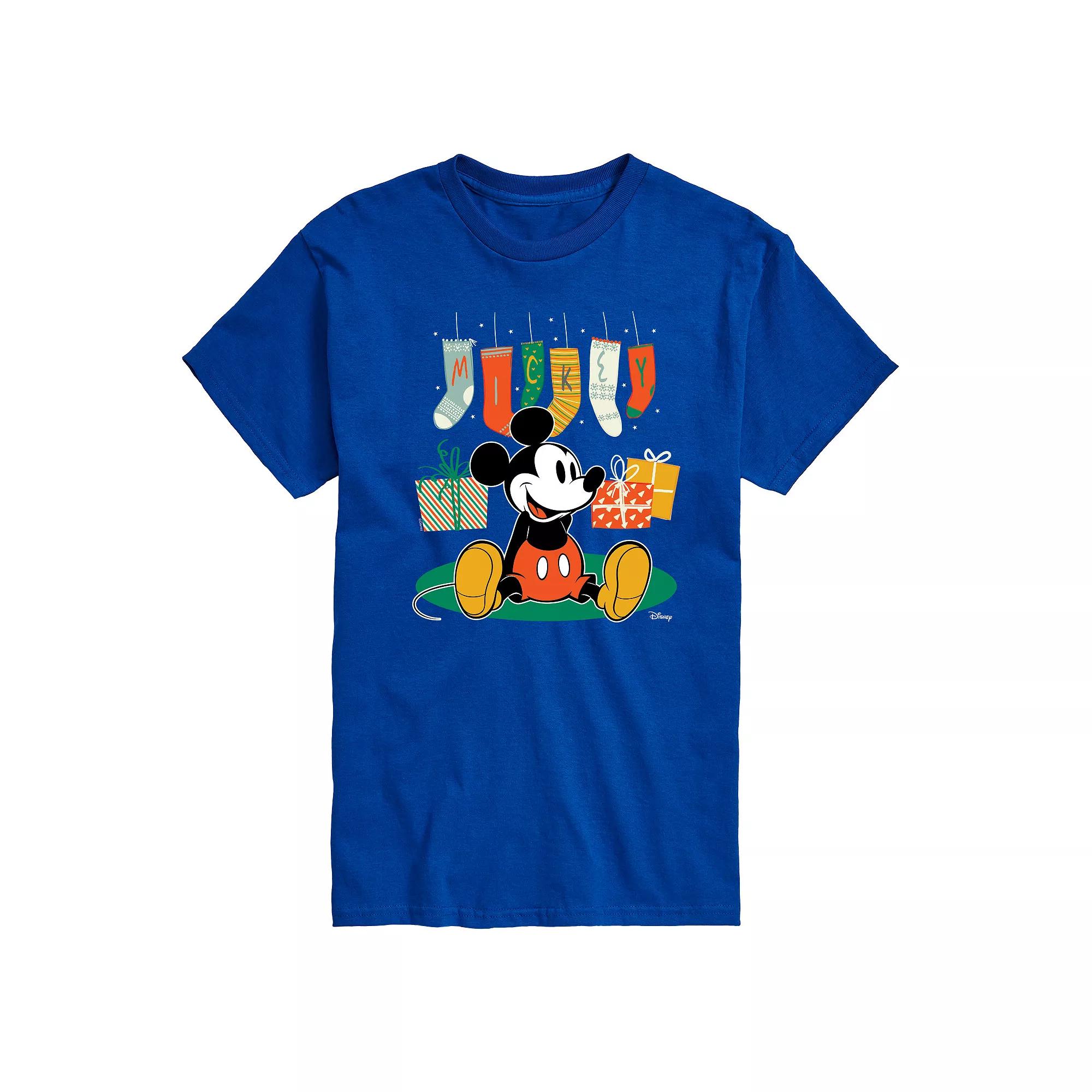 Disney's Mickey Mouse Men's Stocking Graphic Tee,  Product Image