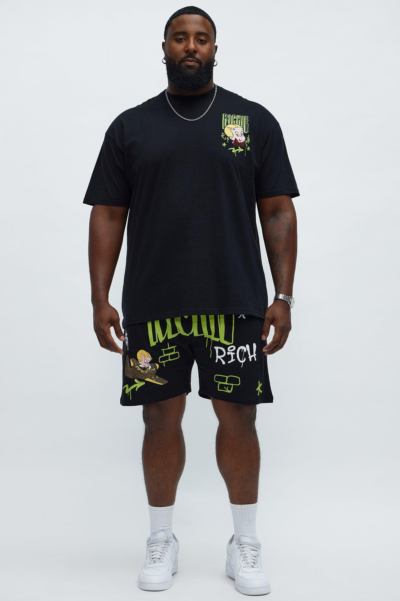 Richie Rich Fly Short Sleeve Tee - Black Male Product Image