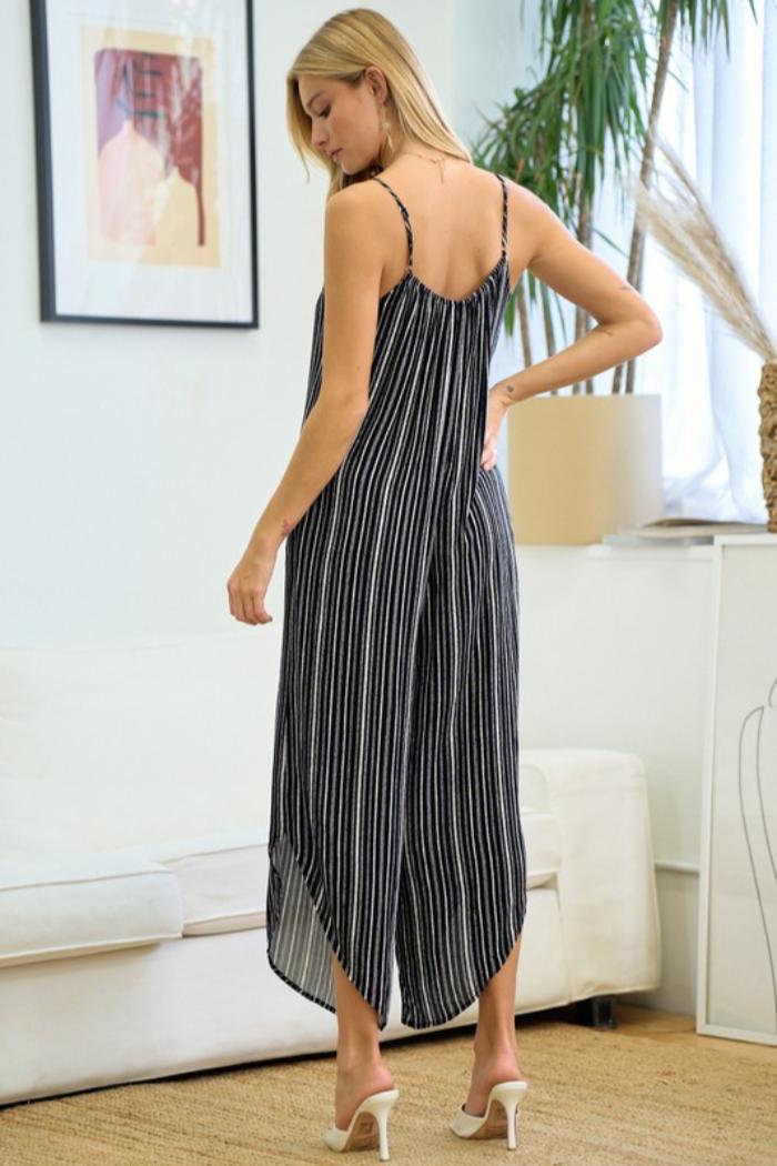 Striped Jumpsuit Product Image