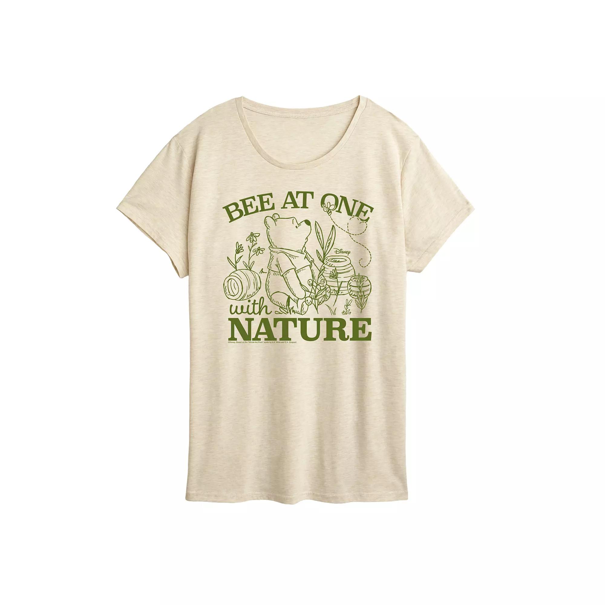 Disney's Winnie The Pooh Women's Nature Graphic Tee,  Product Image