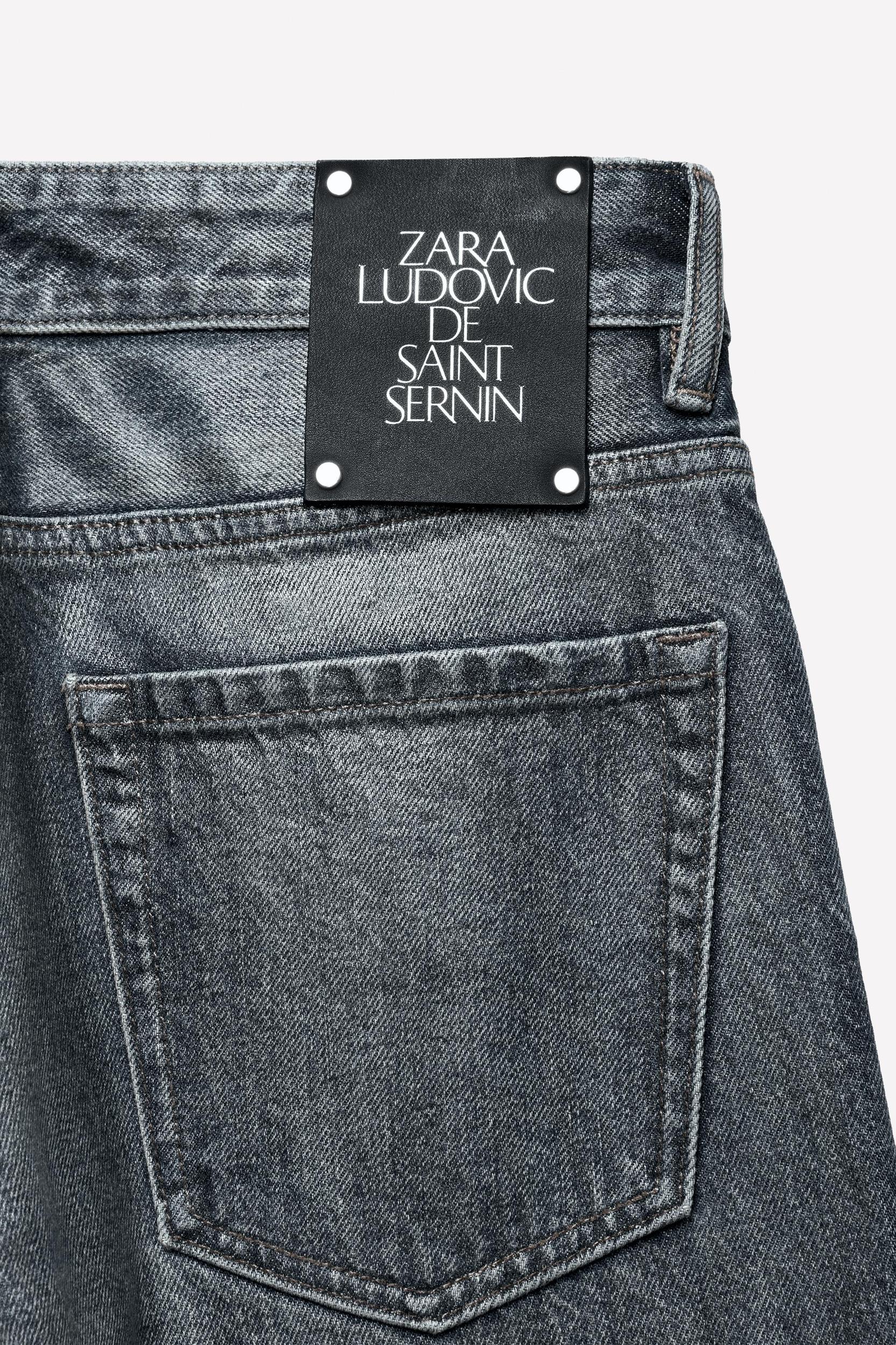 SLIM FIT WAXED JEANS LUDOVIC DE SAINT SERNIN x ZARA Product Image