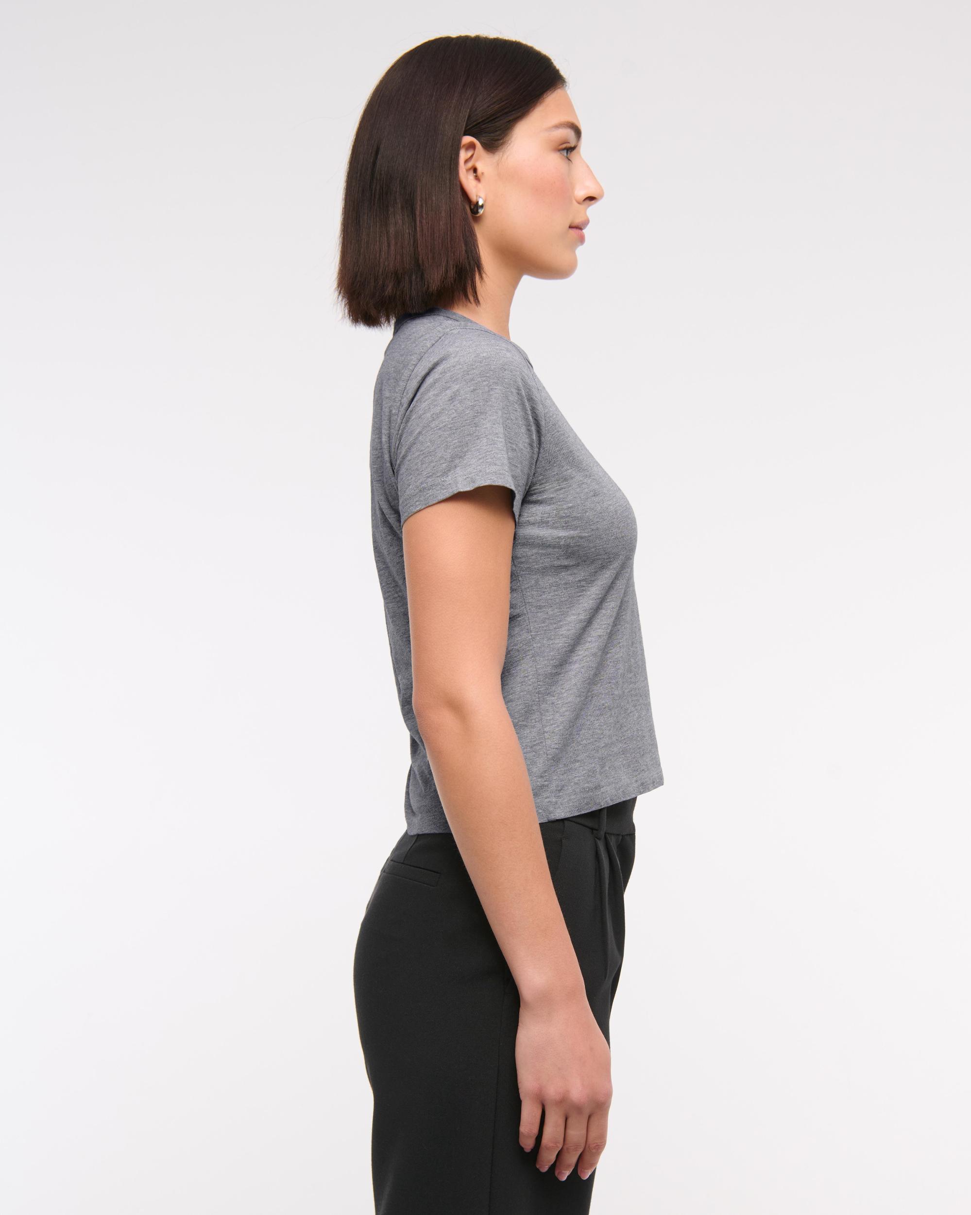 Essential Polished Body-Skimming Tee Product Image