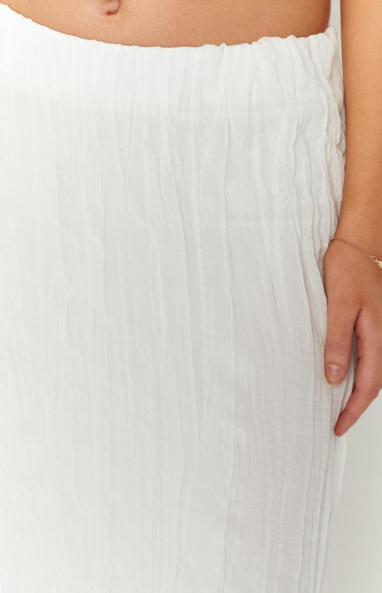 The Moment White Maxi Skirt Product Image