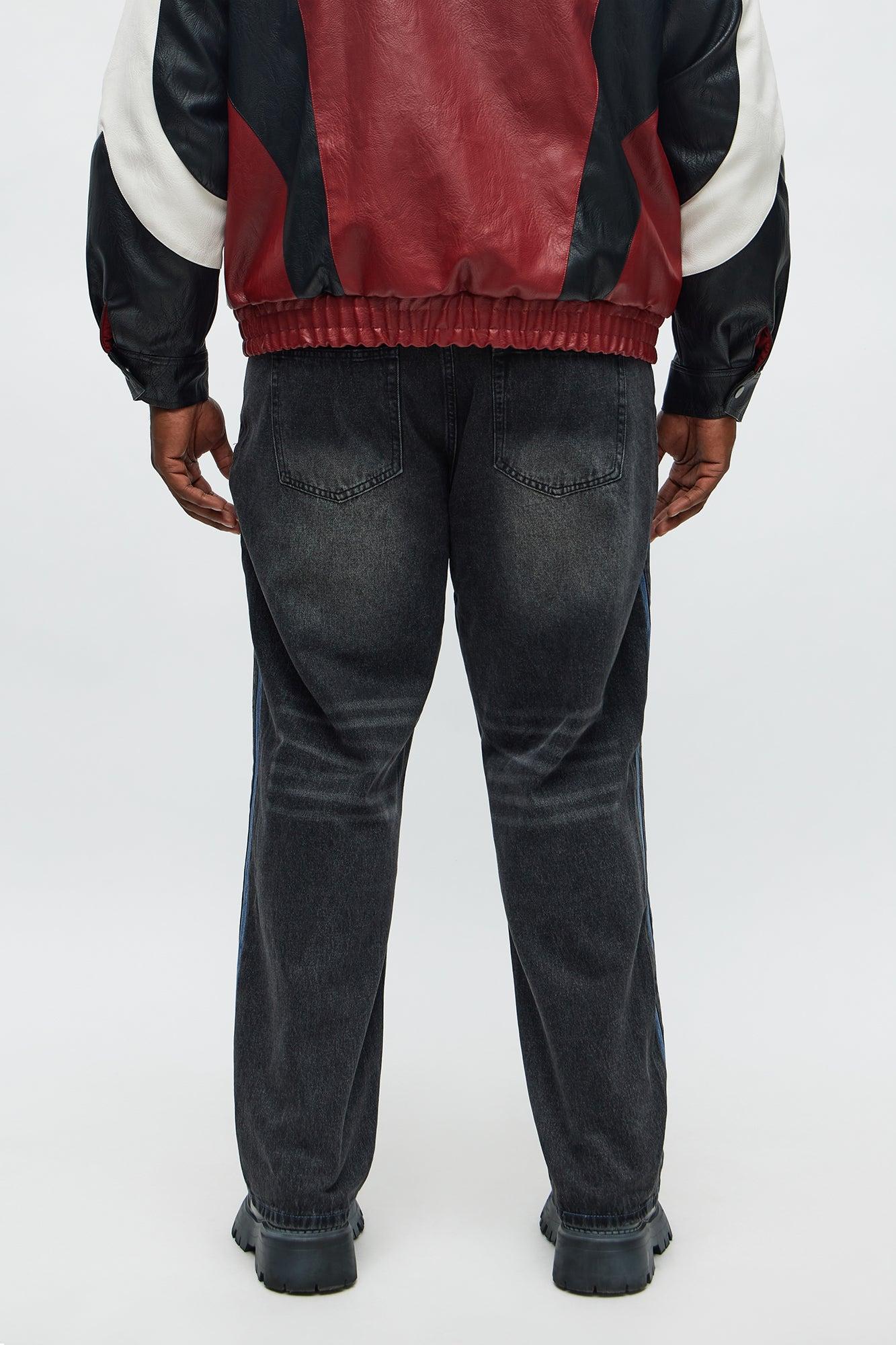 Straight Track Me Down Jean - Blue/combo Product Image