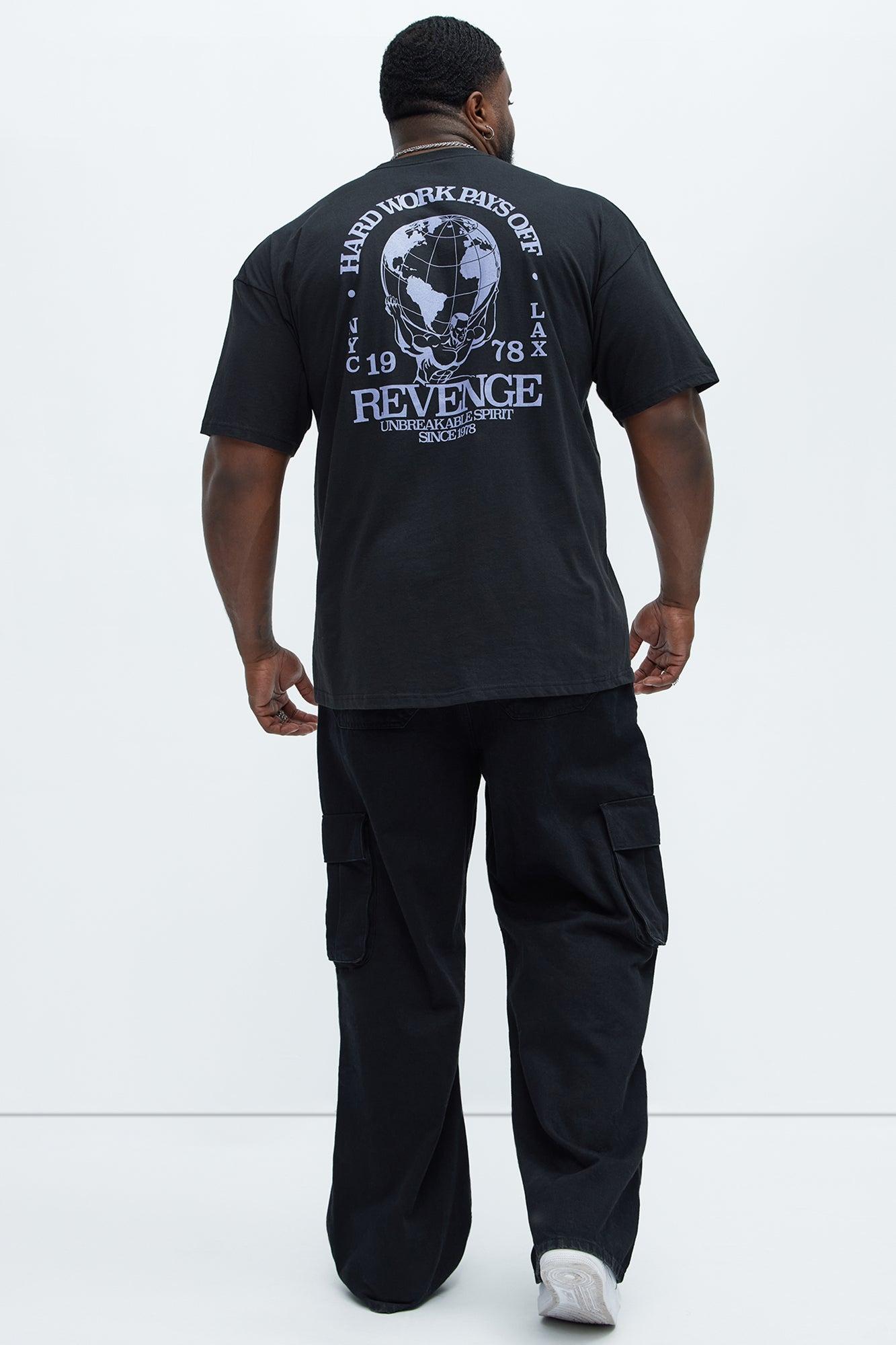Hard Work Pays Off Short Sleeve Tee - Black Product Image