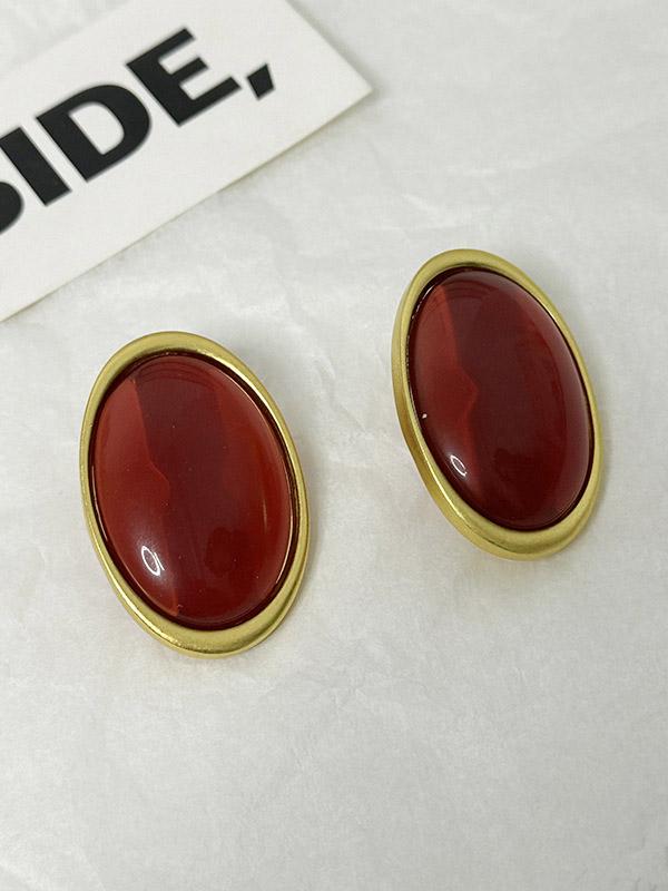 Geometric Split-Joint Earrings Accessories Product Image