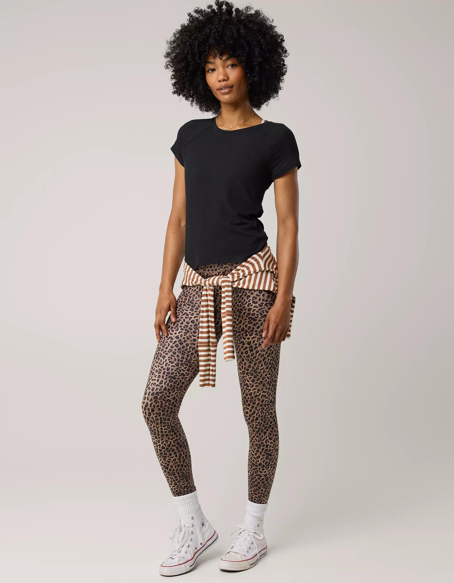 OFFLINE By Aerie Thumbs Up Ribbed T-Shirt Product Image