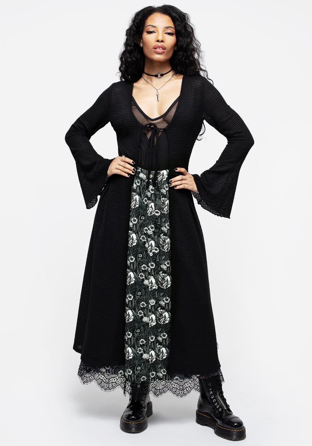 Nightbloom Button Front Midaxi Skirt Product Image