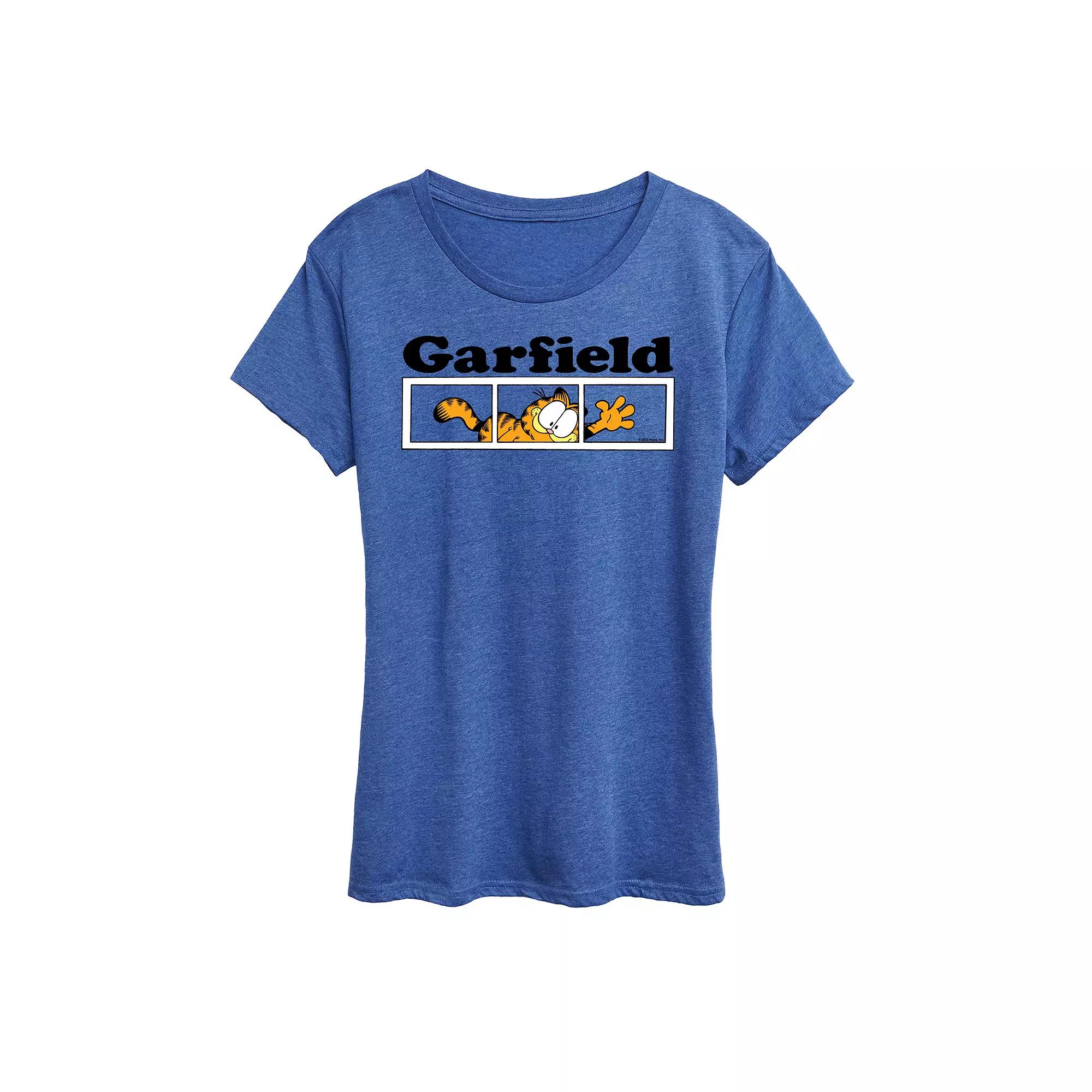 Women's Garfield Panel Logo Graphic Tee,  Product Image