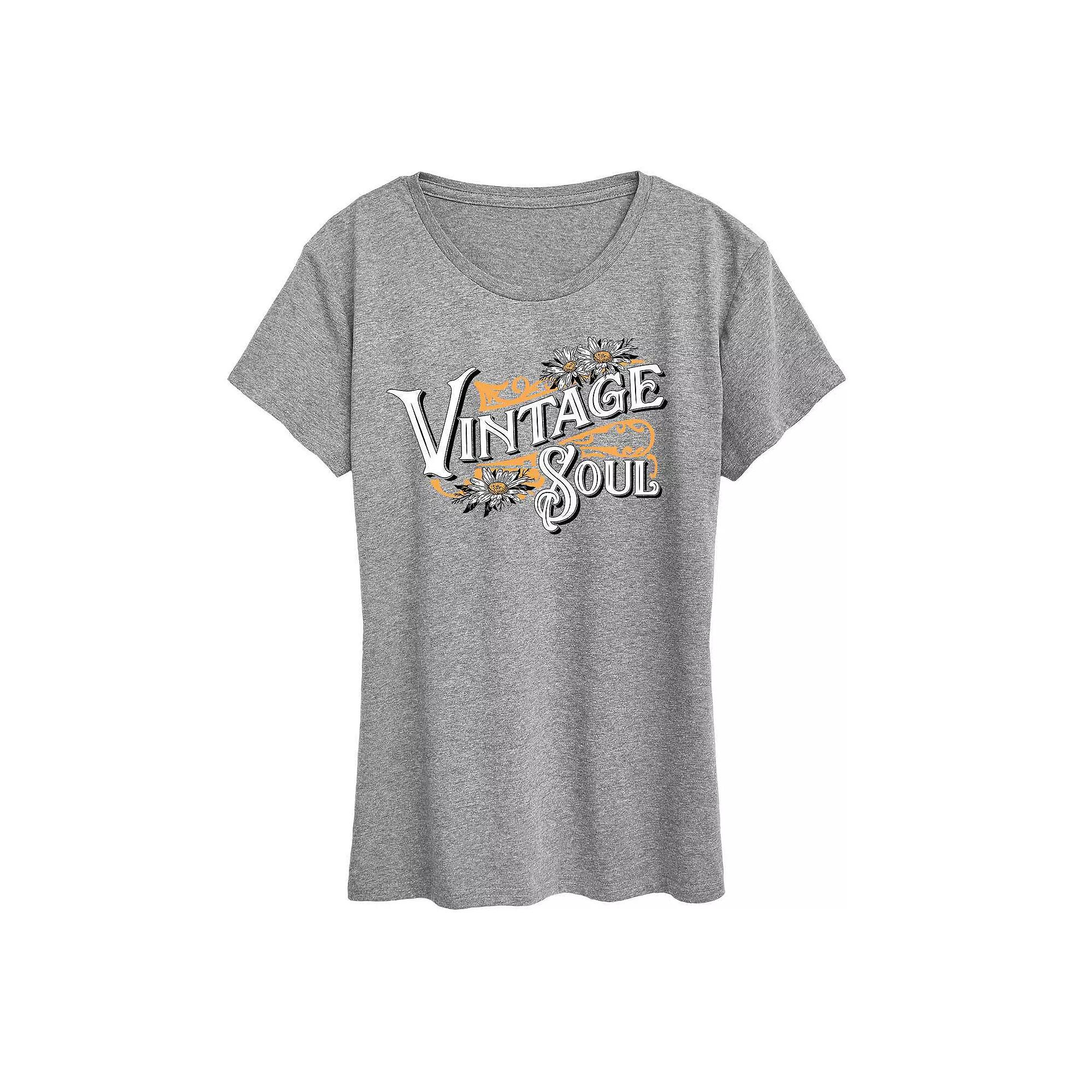 Women's Vintage Soul Graphic Tee, Girl's,  Product Image