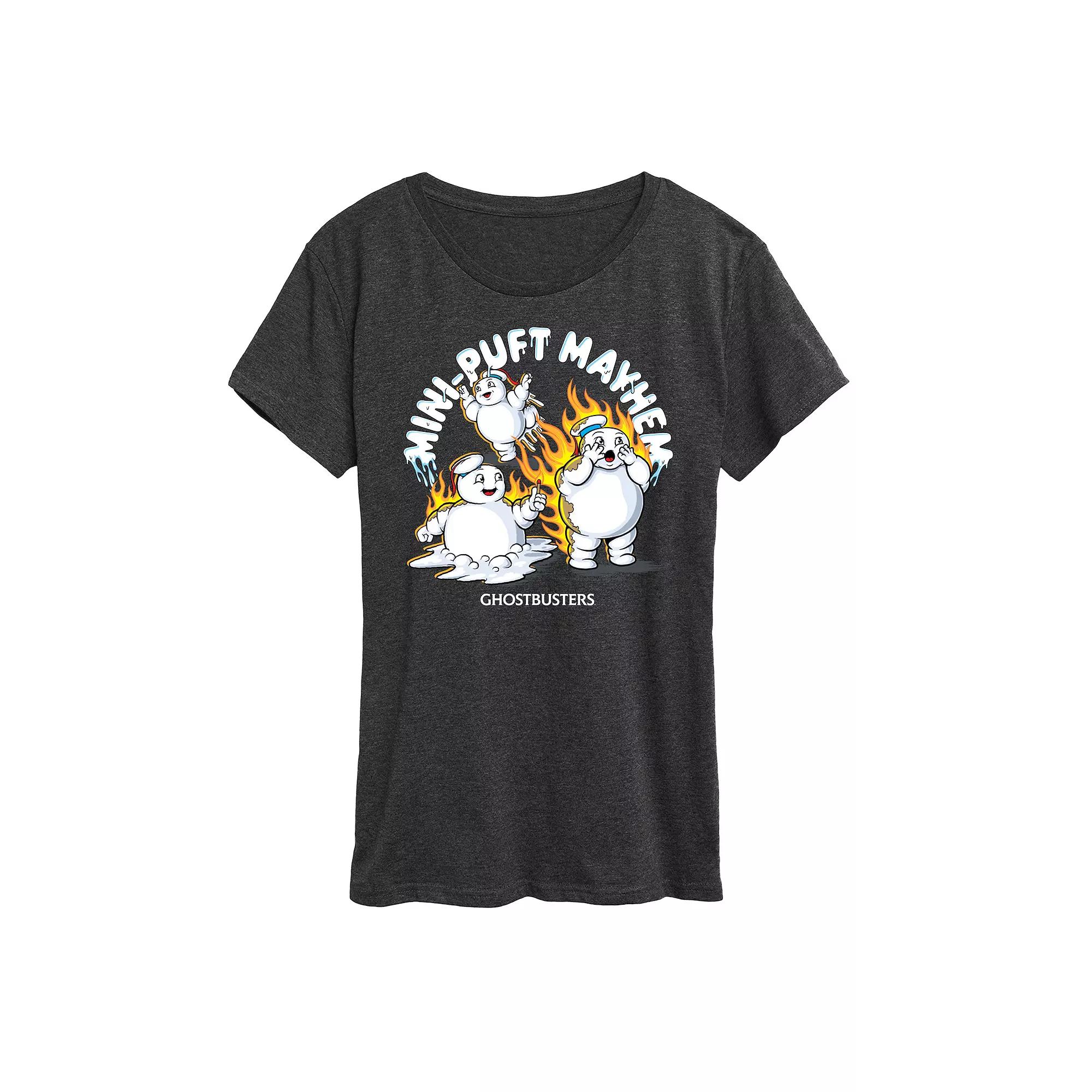 Women's Ghostbusters Mini Pufts Mayhem Graphic Tee,  Product Image
