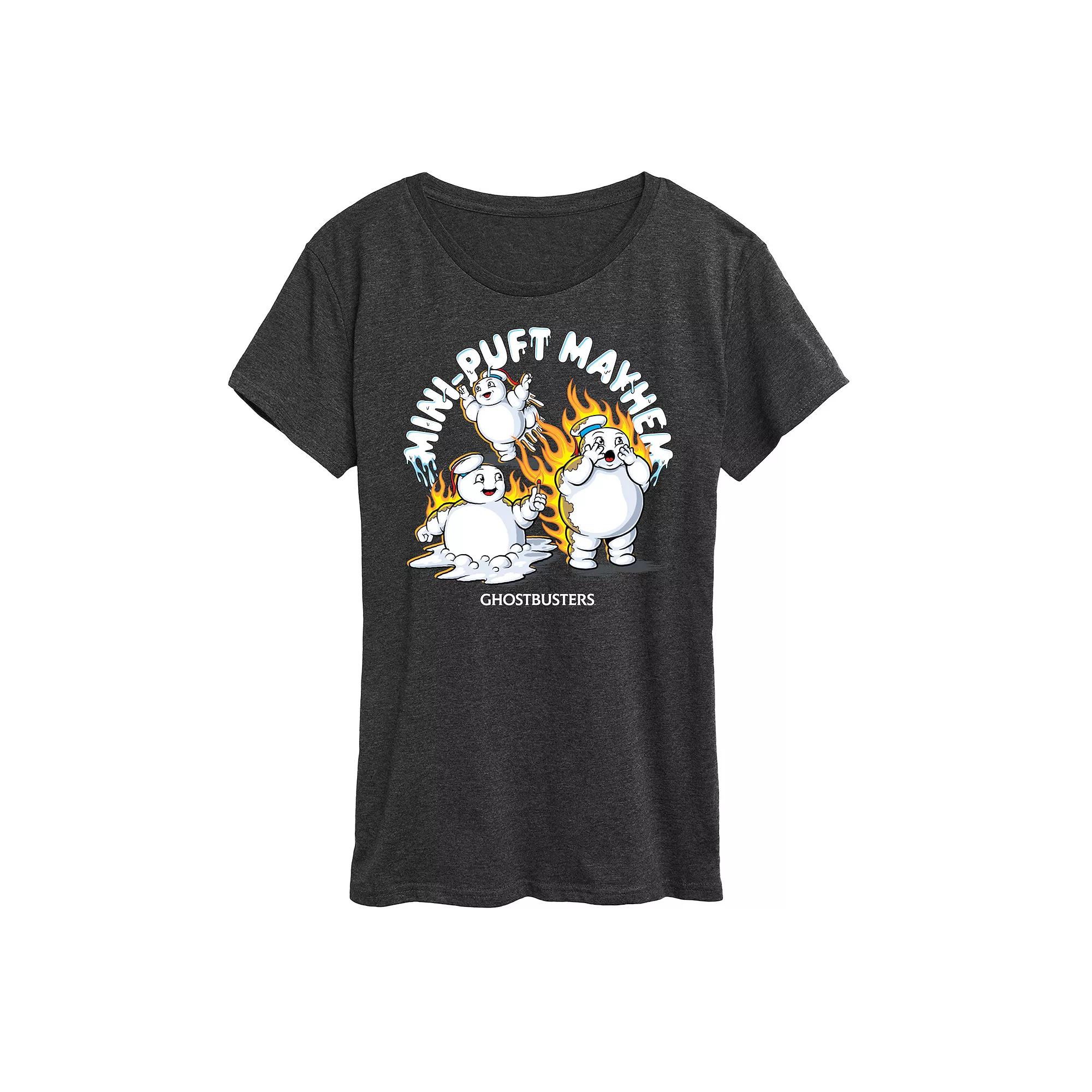 Women's Ghostbusters Mini Pufts Mayhem Graphic Tee,  Product Image