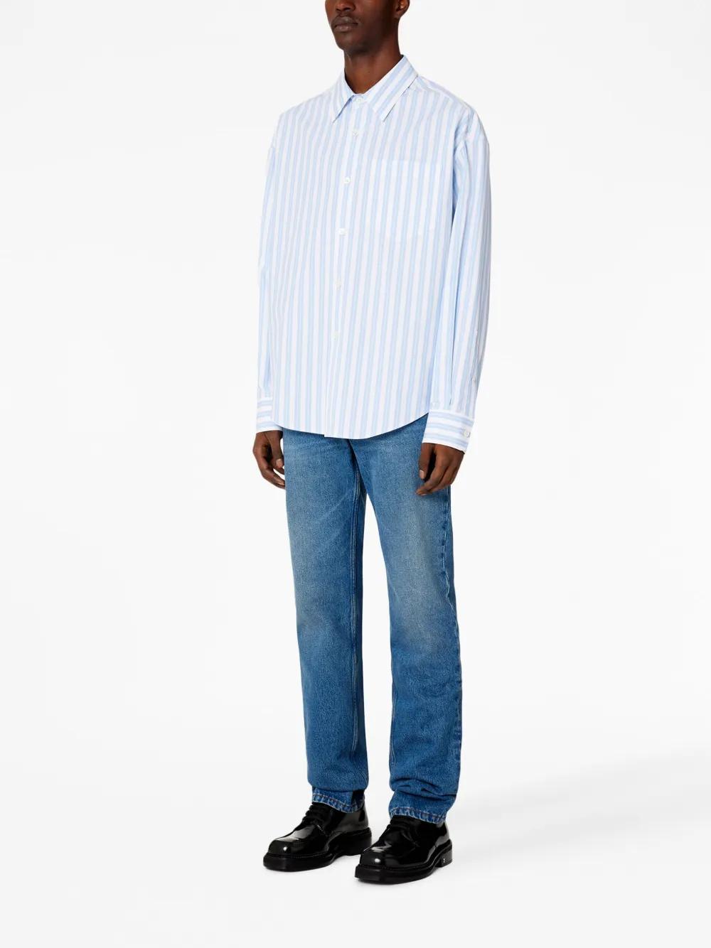 striped cotton shirt Product Image