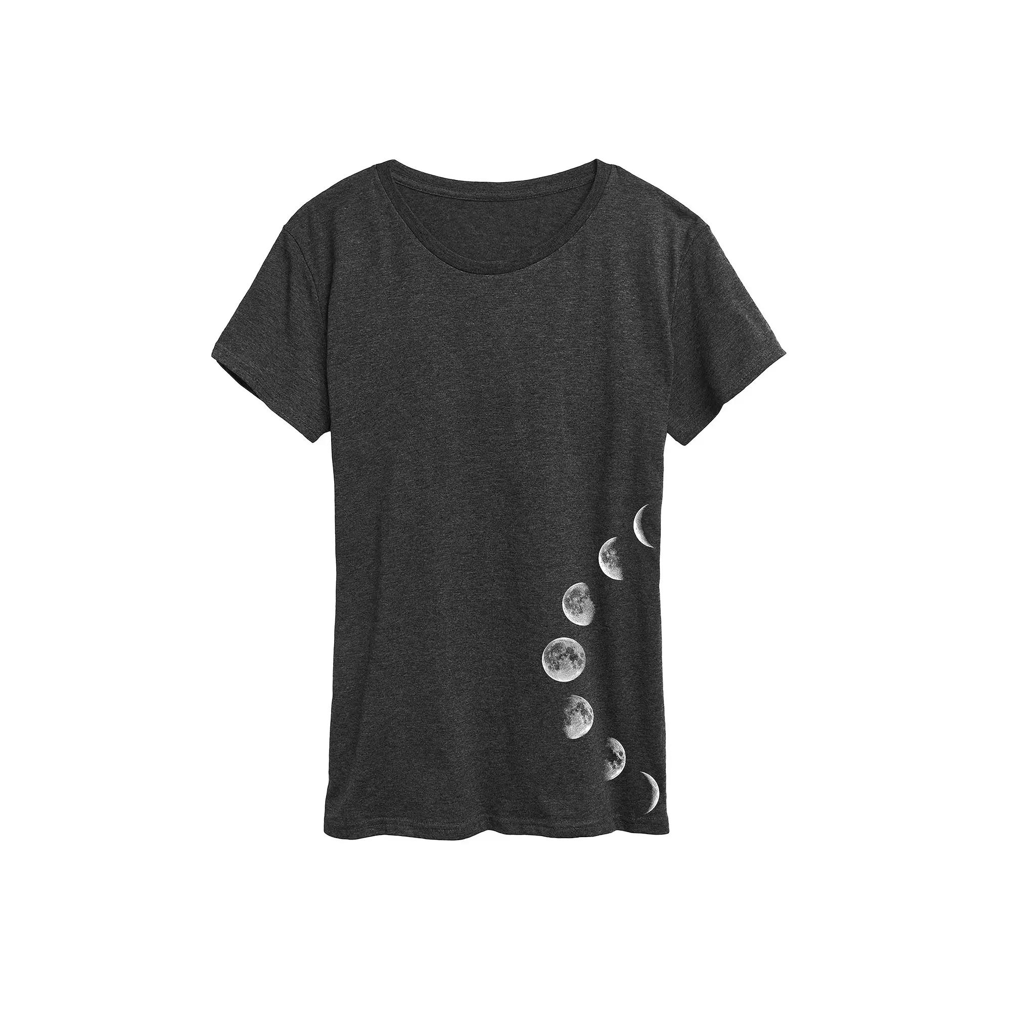 Women's Moon Phases Graphic Tee,  Product Image