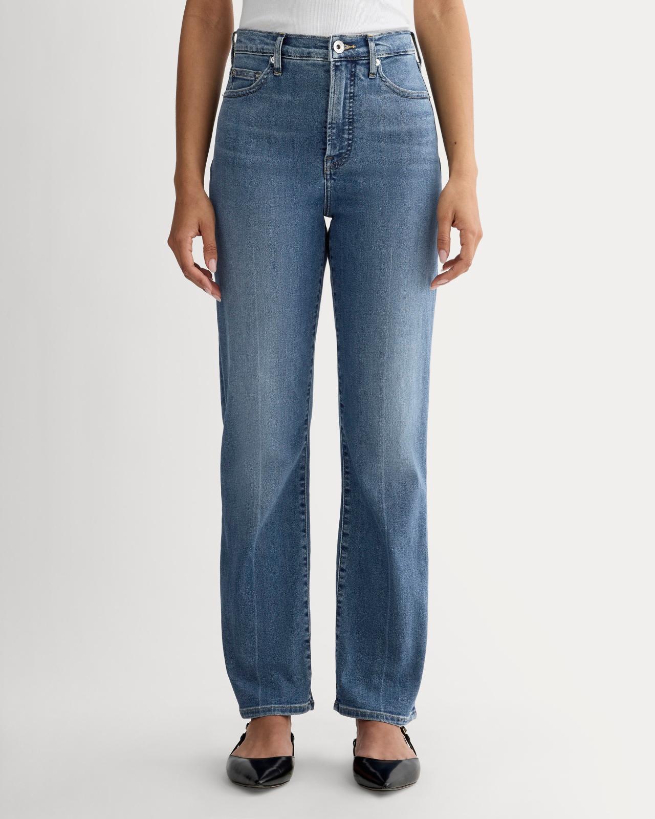 The High-Key Stovepipe Jean Product Image