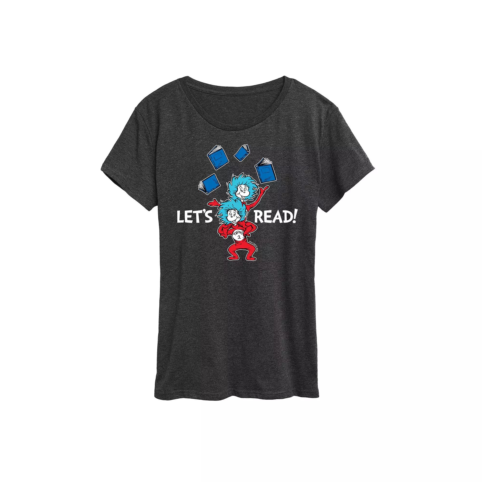 Women's Dr. Seuss Let's Read Graphic Tee,  Product Image