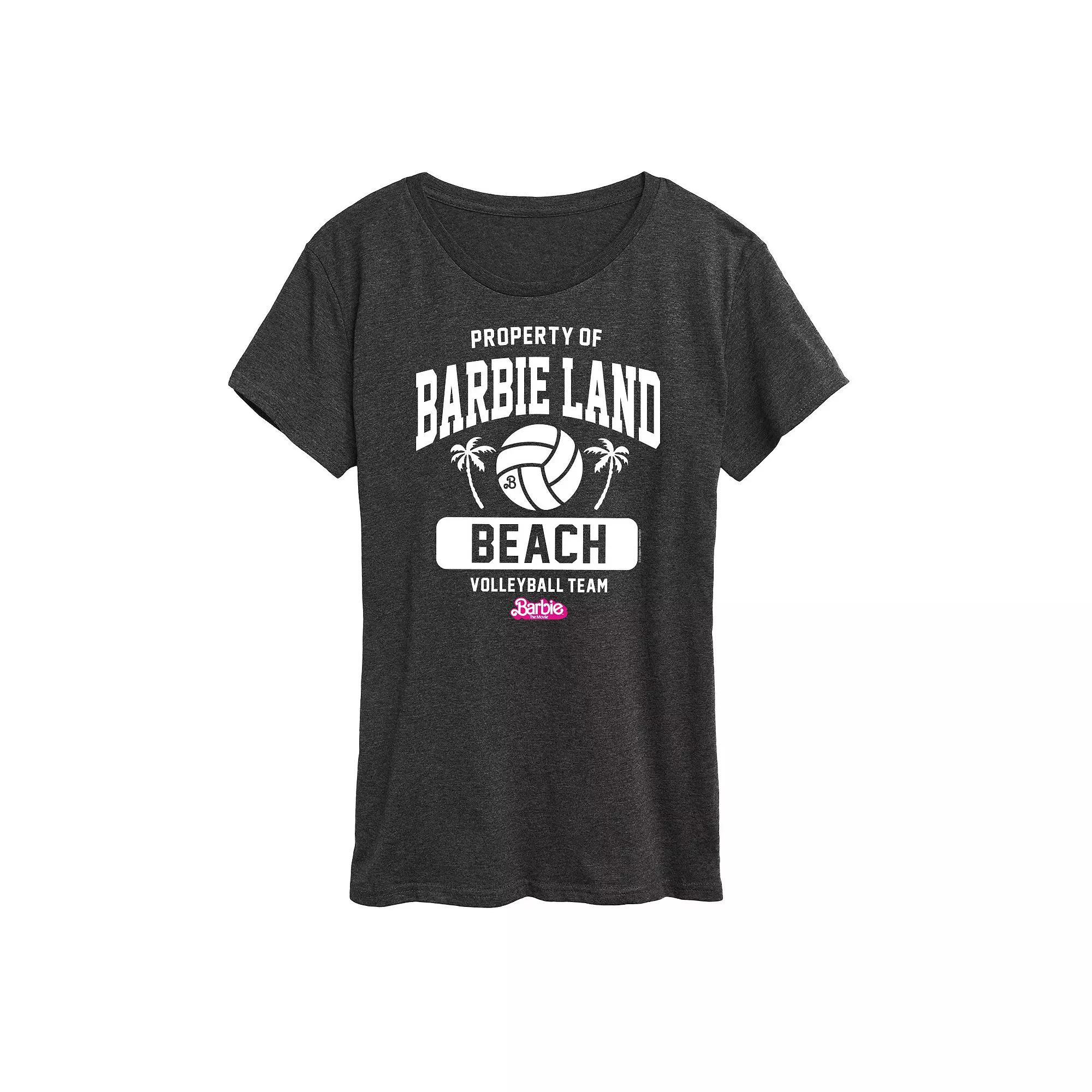 Juniors' Barbie™ The Movie Property Of Barbie Land Beach Volleyball Team Graphic Tee, Girl's,  Product Image