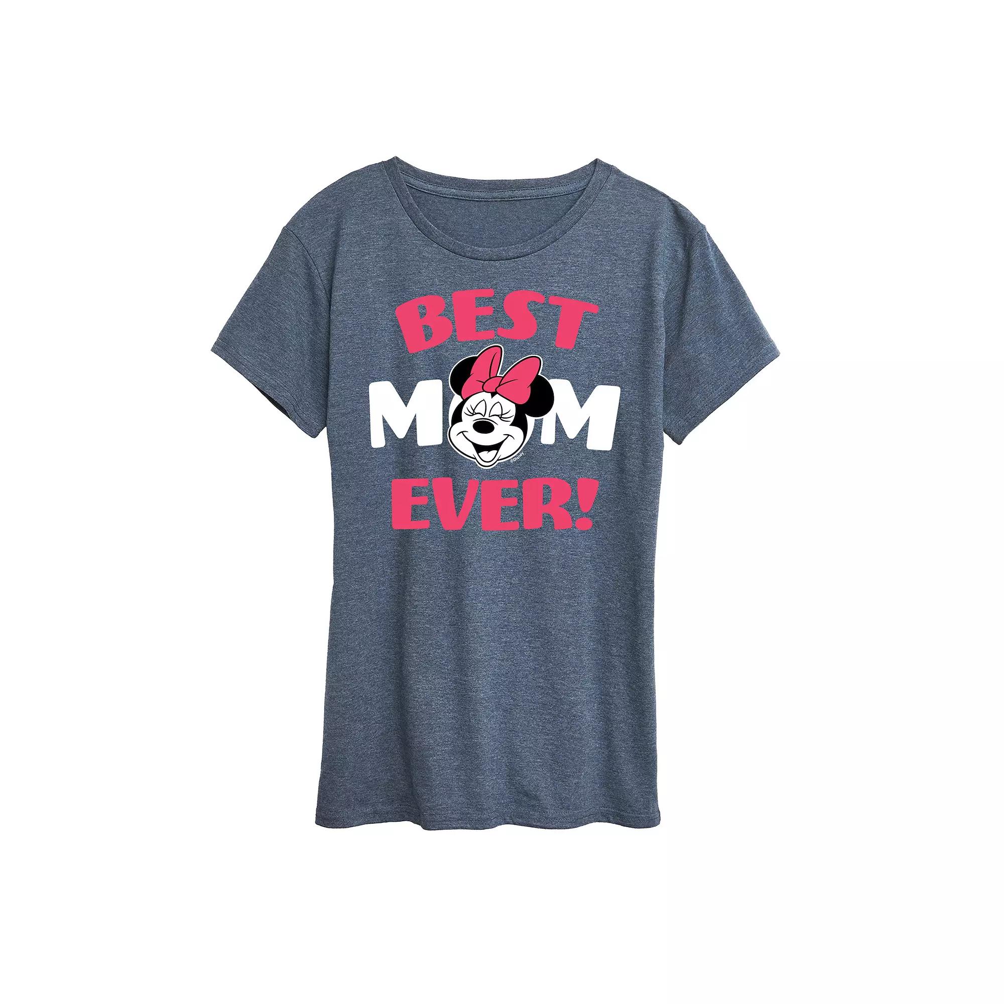 Disney's Minnie Mouse Women's Best Mom Graphic Tee,  Product Image