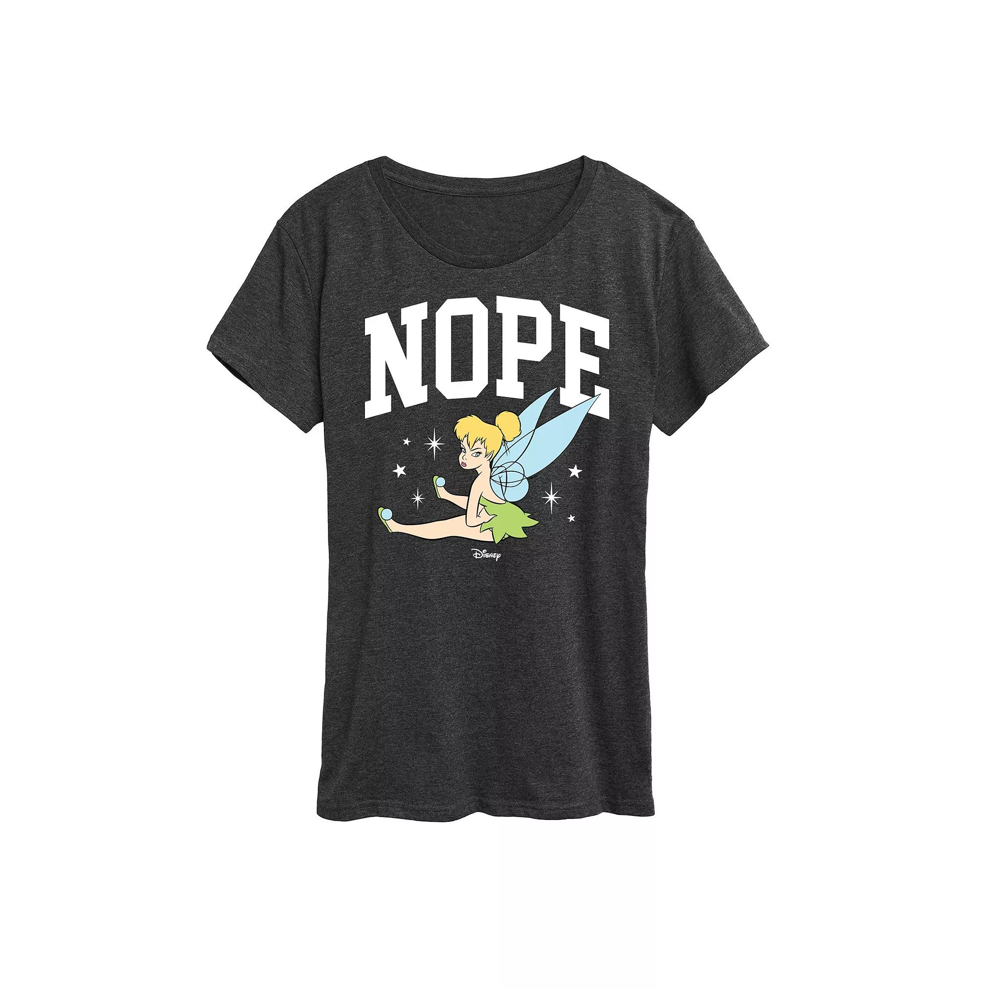 Disney's Tinker Women's Bell Nope Graphic Tee, Girl's,  Product Image