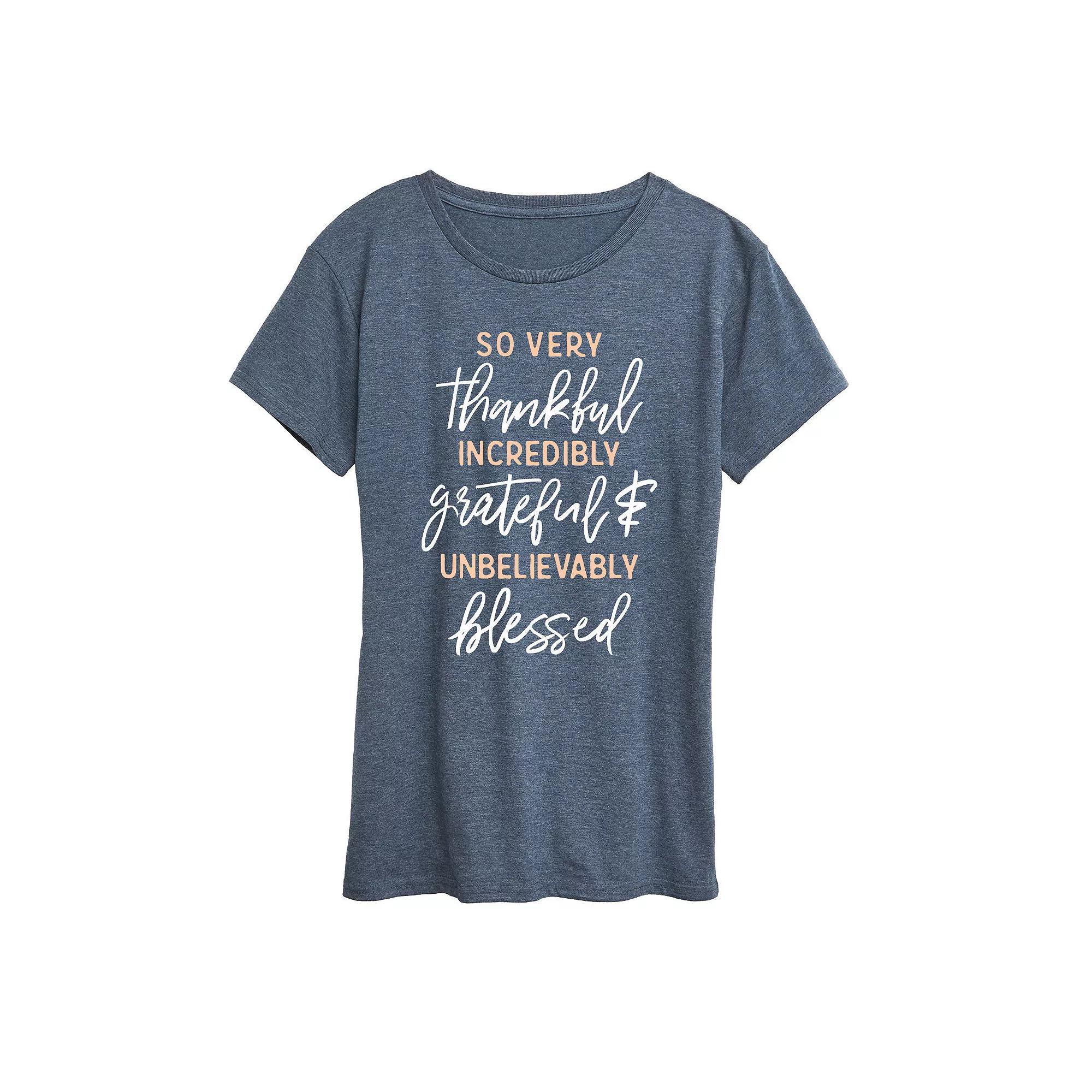 Women's So Very Thankful Graphic Tee,  Product Image