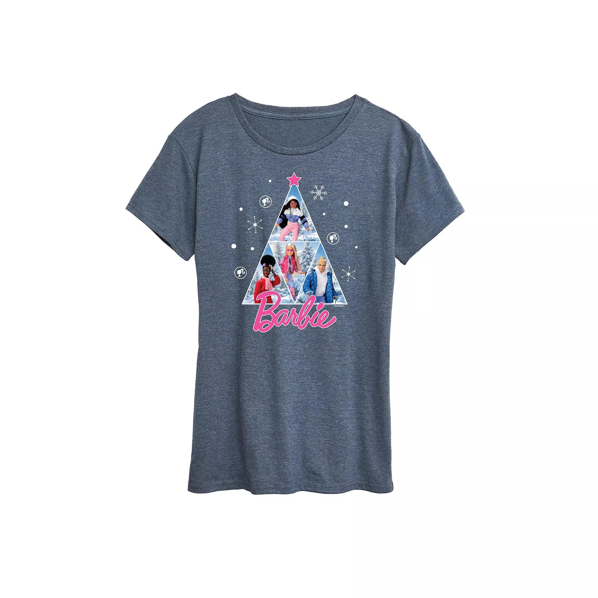 Women's Barbie® Winter Holiday Graphic Tee, Girl's,  Product Image