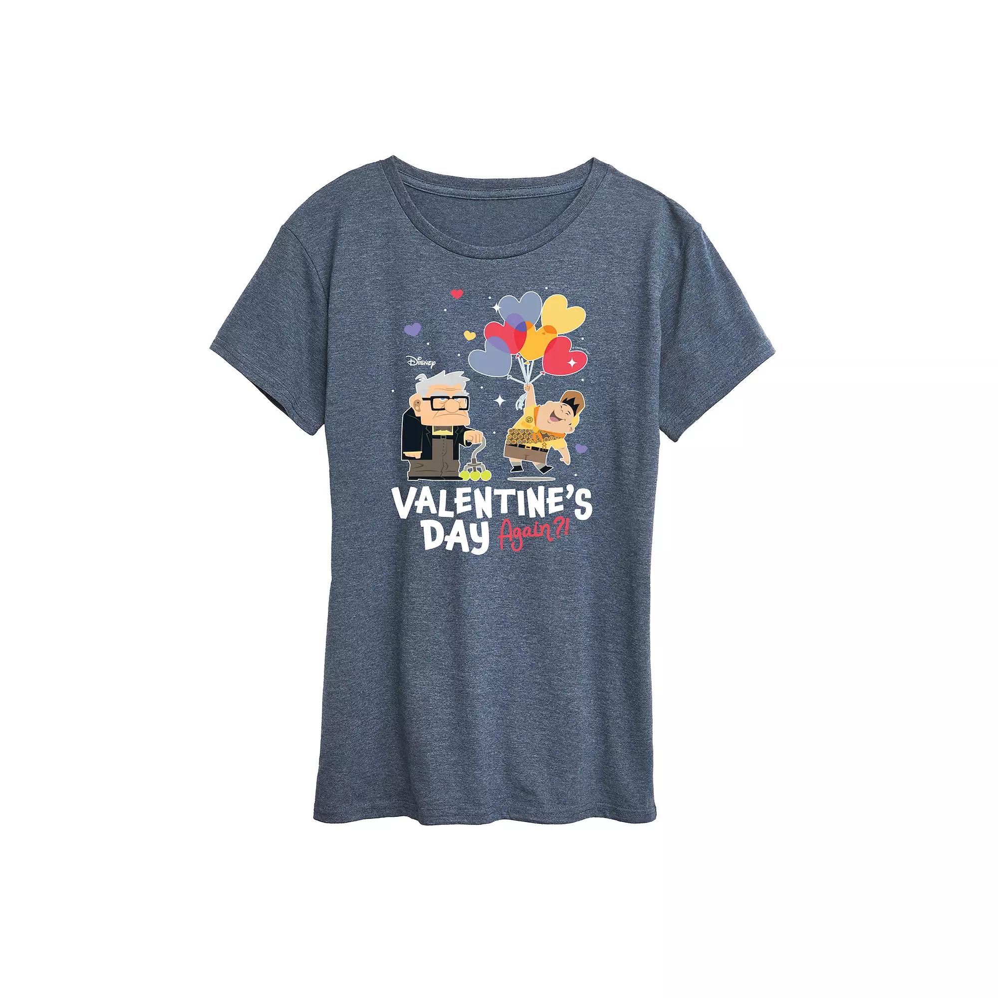 Women's Disney Valentine's Day Again Short Sleeve Graphic T-Shirt Product Image