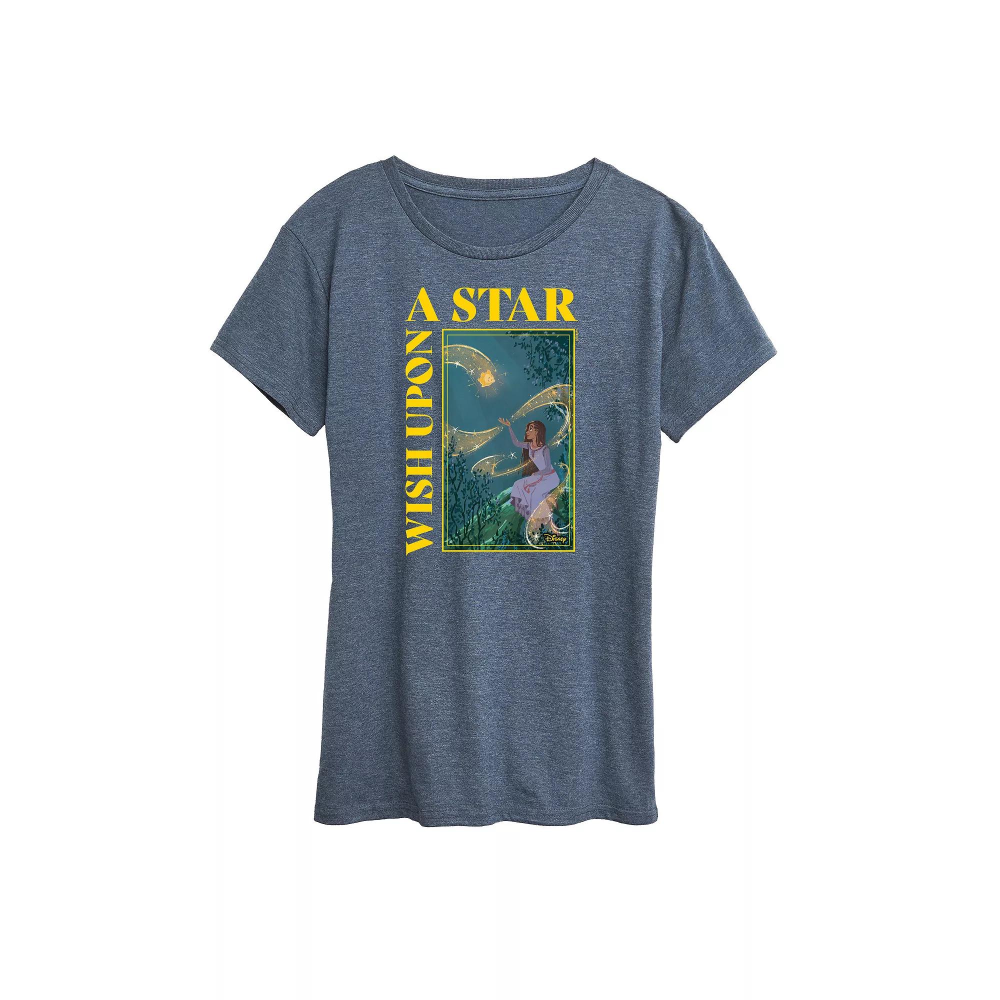 Disney's Wish Asha Women's Upon A Star Graphic Tee, Girl's,  Product Image