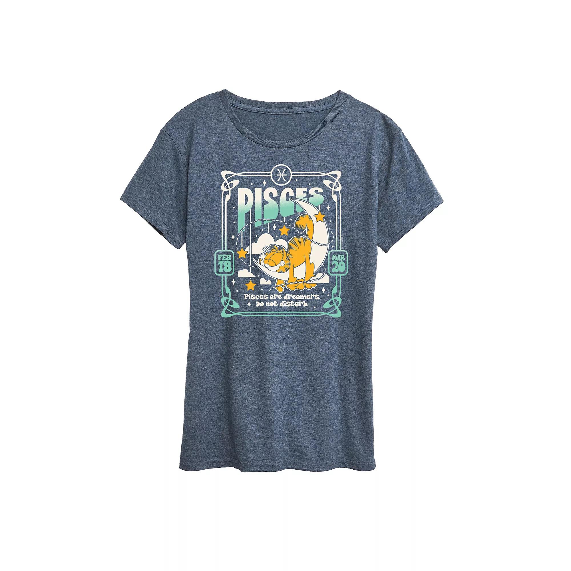 Plus Garfield Pisces Graphic Tee, Women's,  Product Image