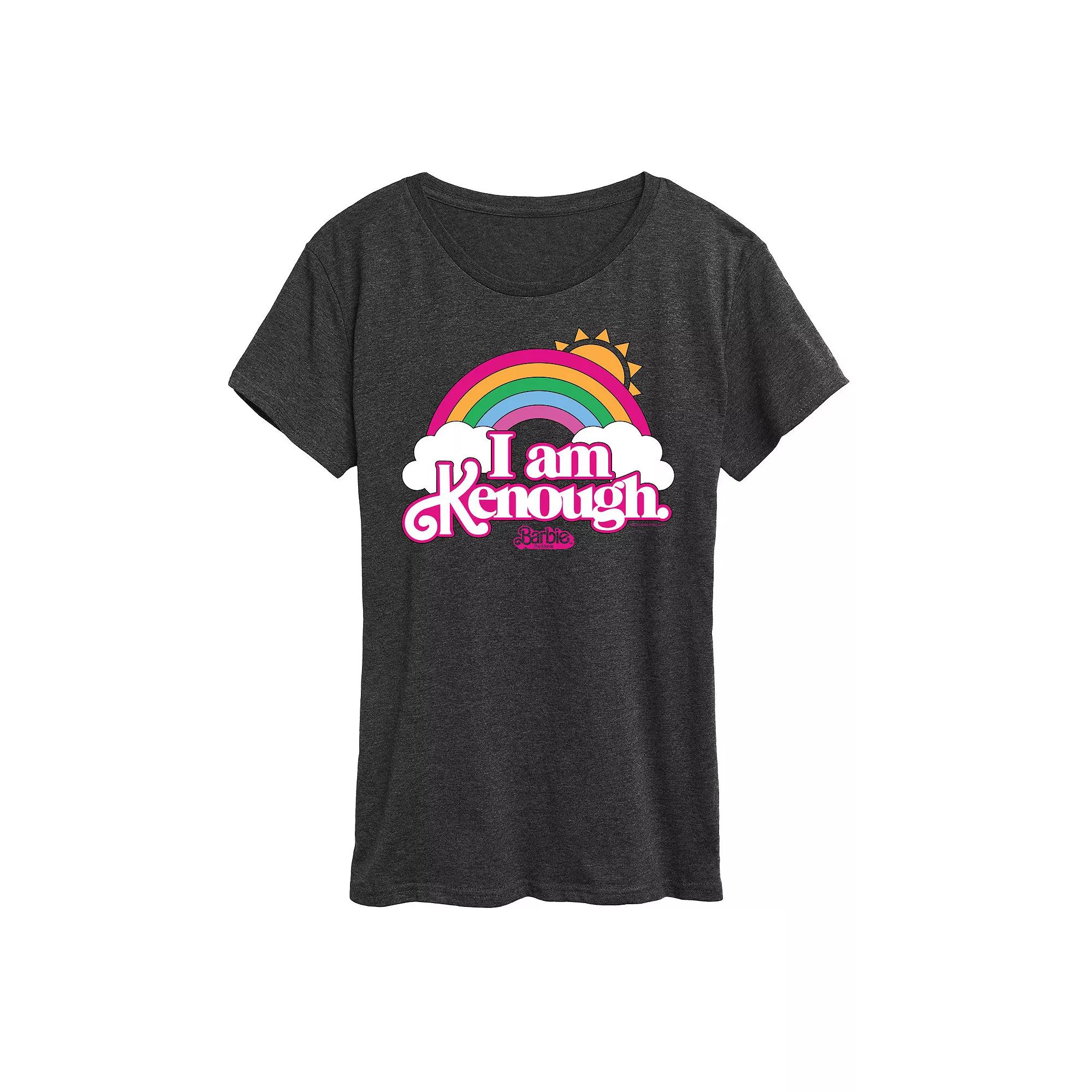Women's Barbie The Movie Kenough Rainbow Graphic Tee, Girl's,  Product Image