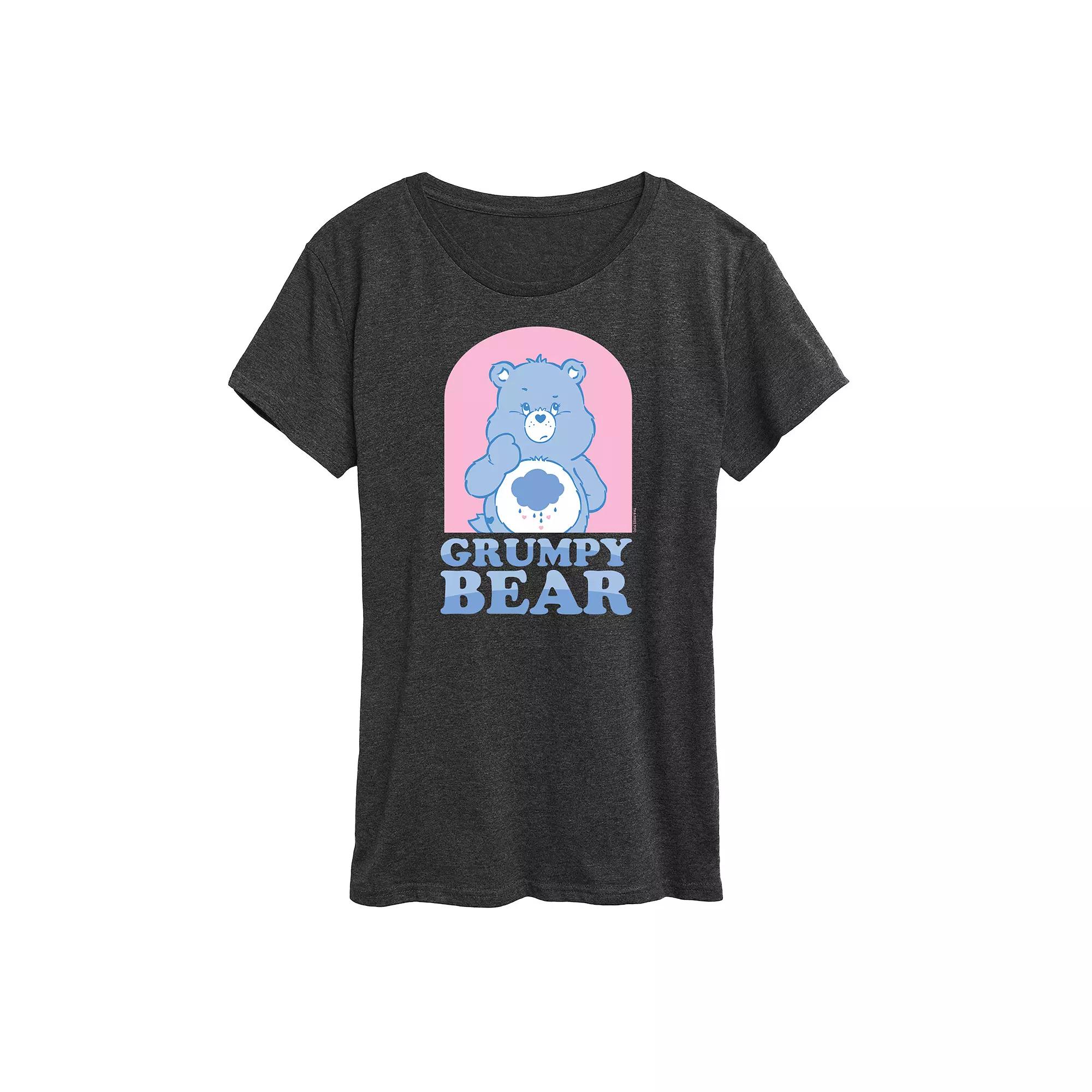 Women's Care Bears Pastel Grumpy Bear Graphic Tee, Girl's,  Product Image