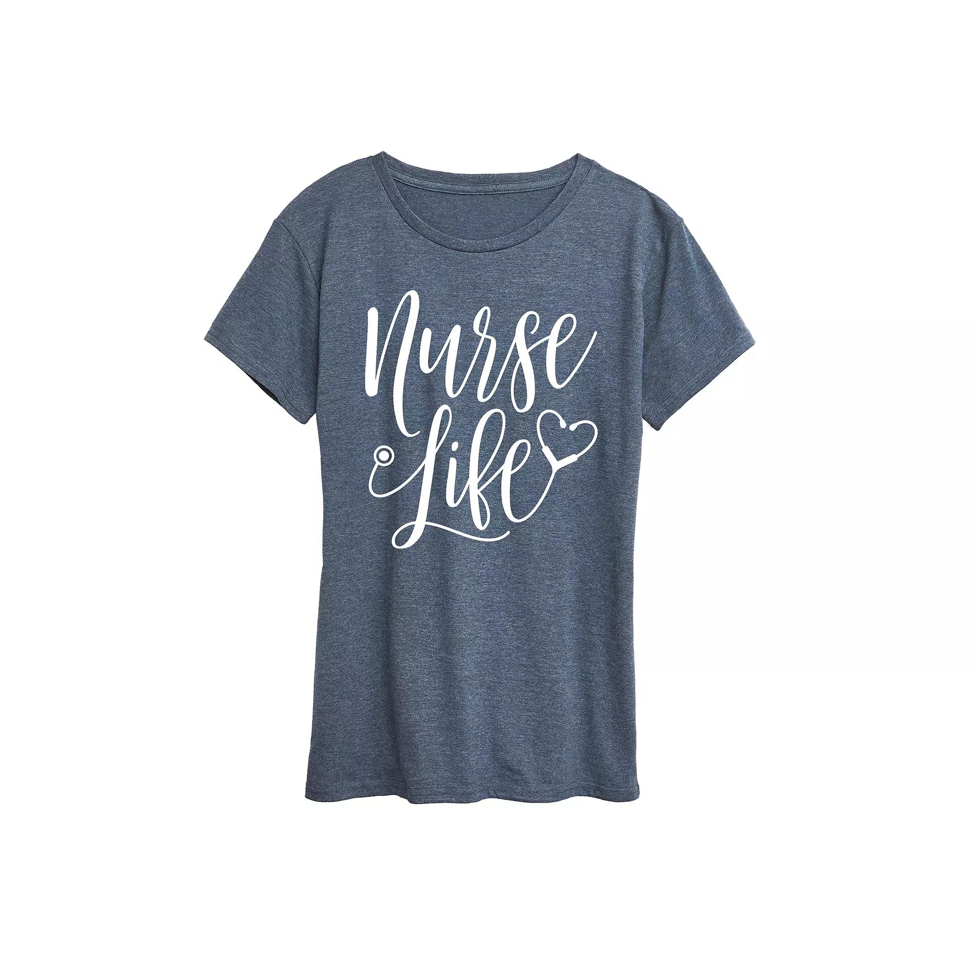 Women's Nurse Life Graphic Tee, Girl's,  Product Image
