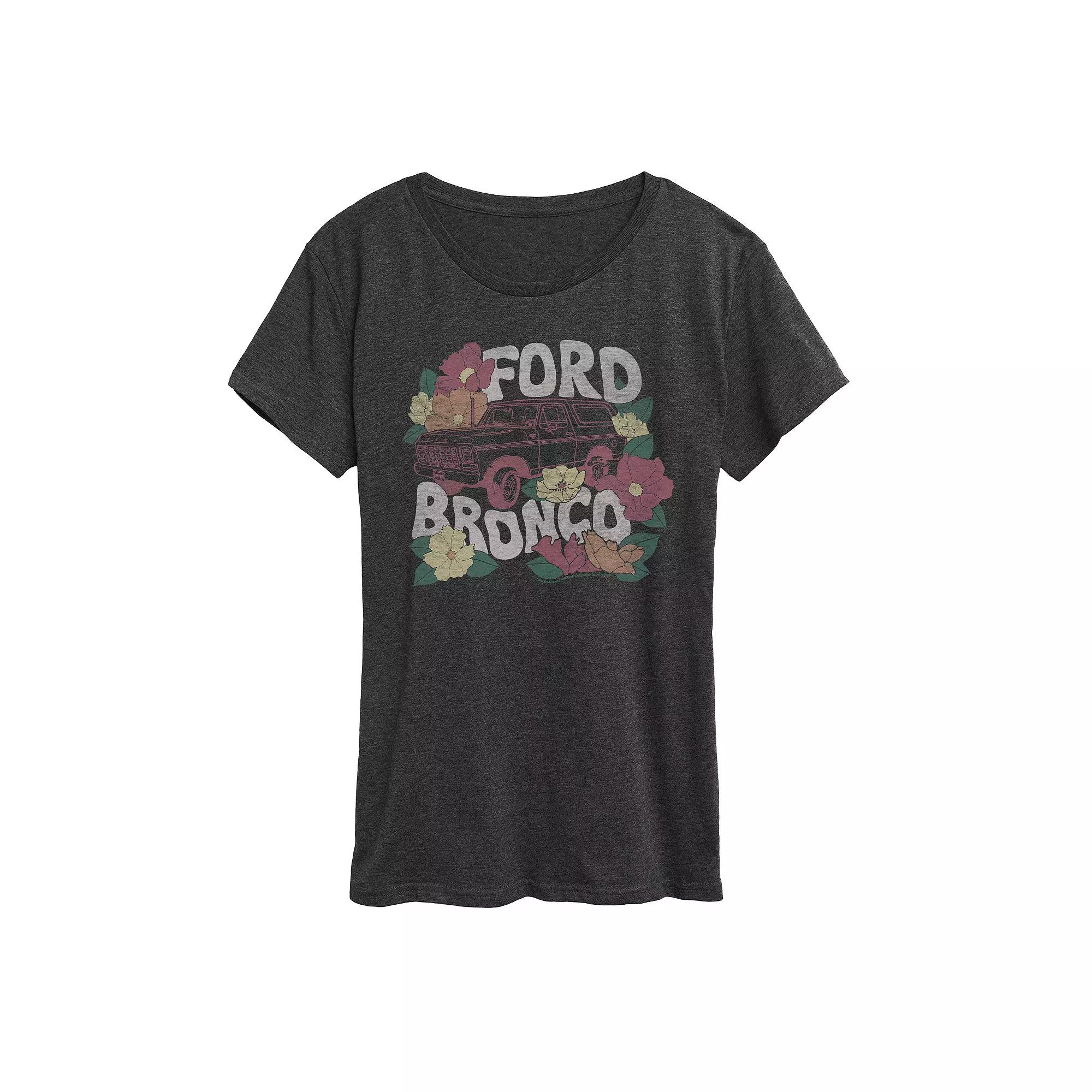 Women's Ford Bronco Floral Graphic Tee,  Product Image
