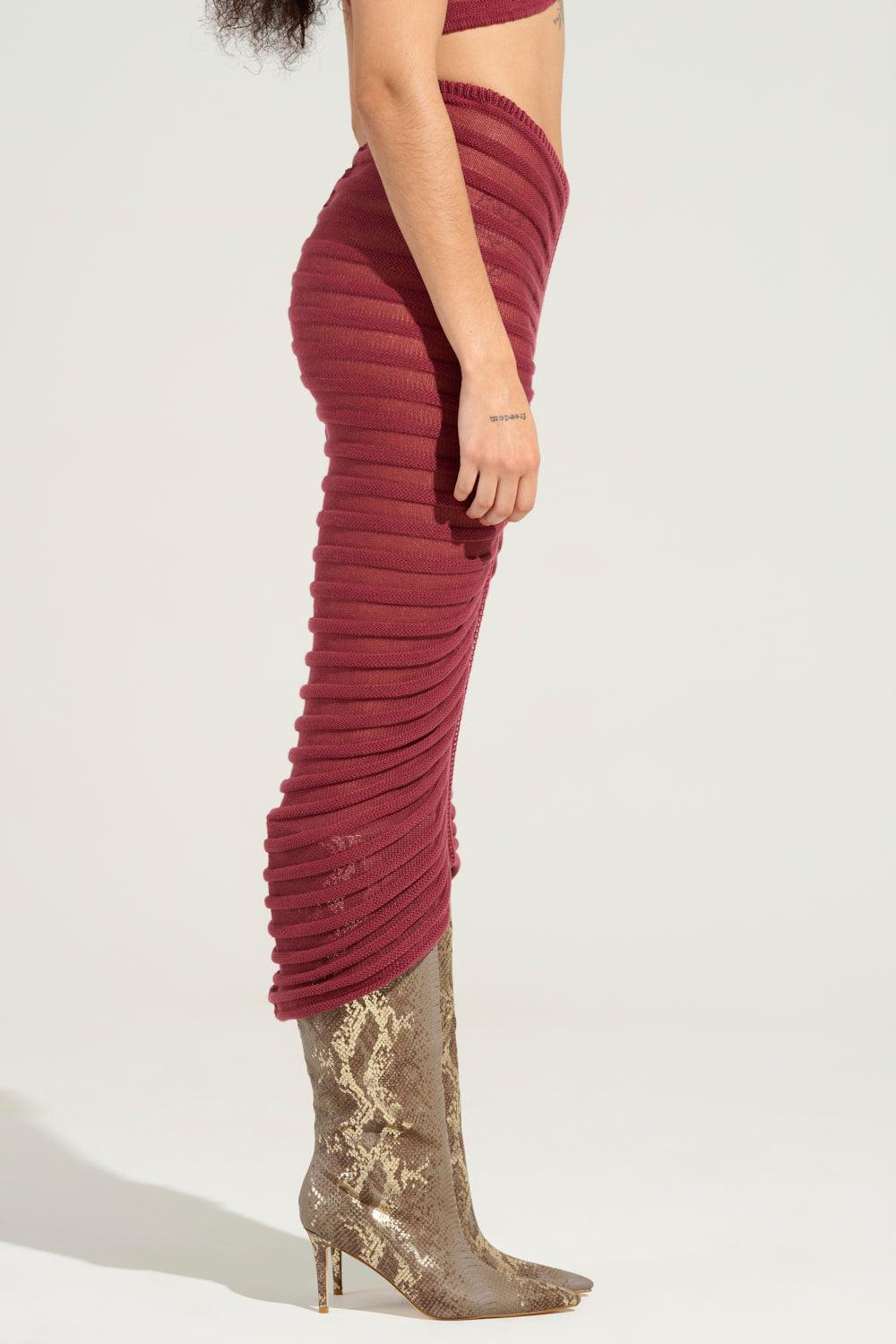 CLEO SEMI SHEER MAXI SKIRT Product Image