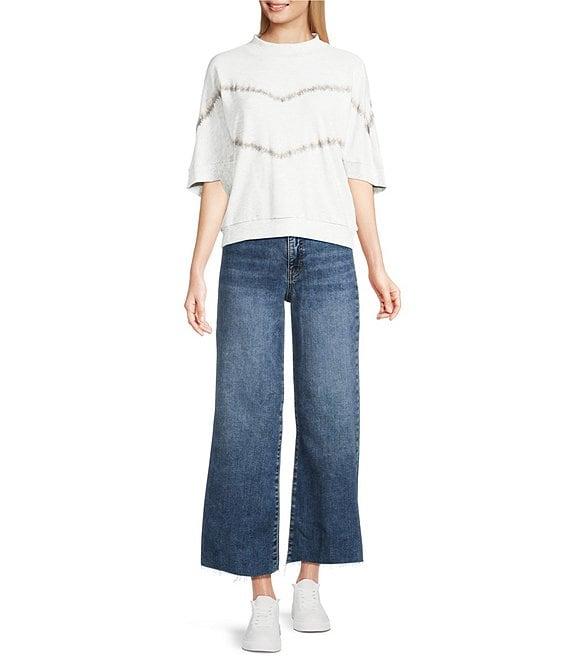 KUT from the Kloth Meg Stretch Denim High Rise Wide Leg Jeans Product Image