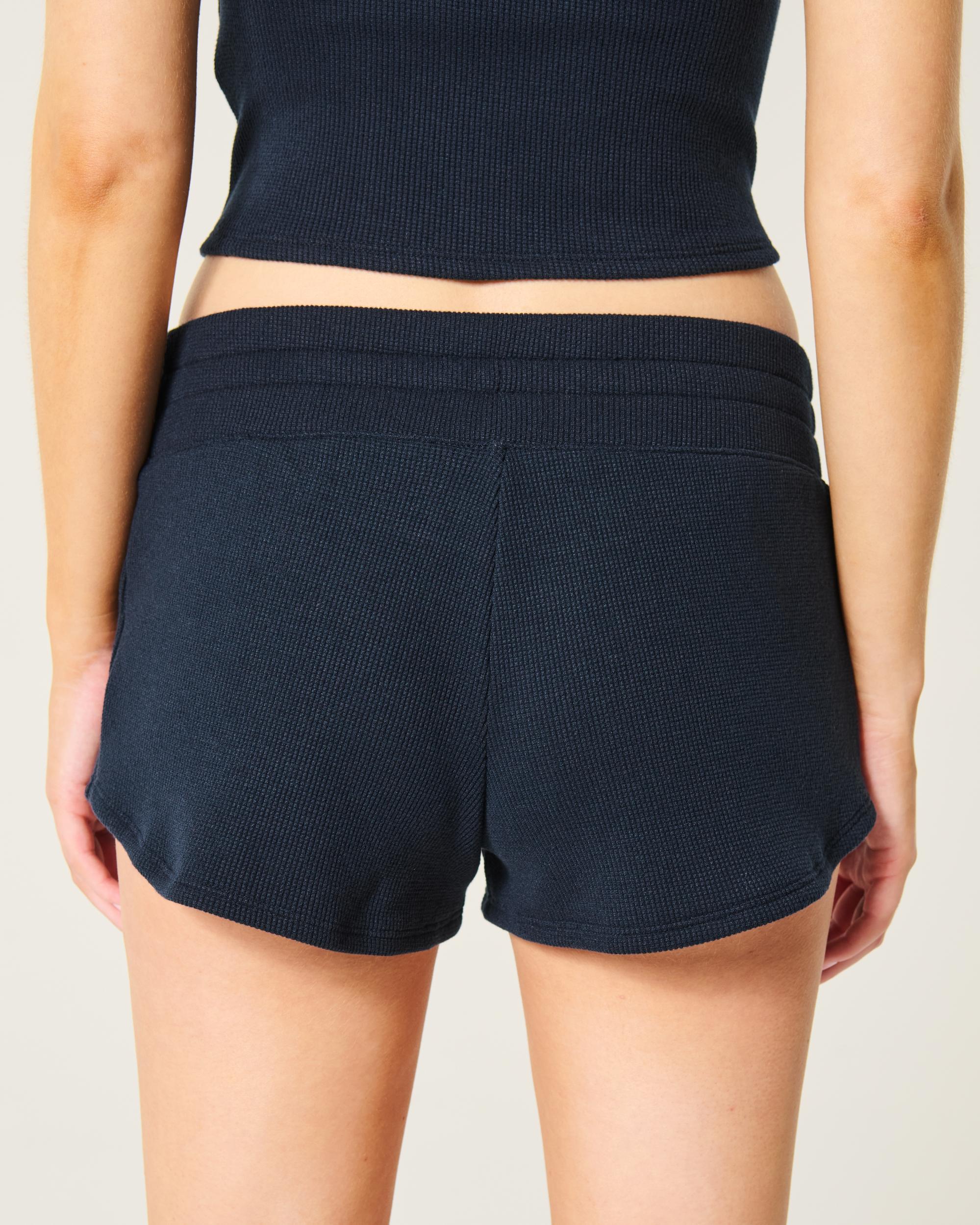 Gilly Hicks Cozy Waffle Mini Shorts Product Image