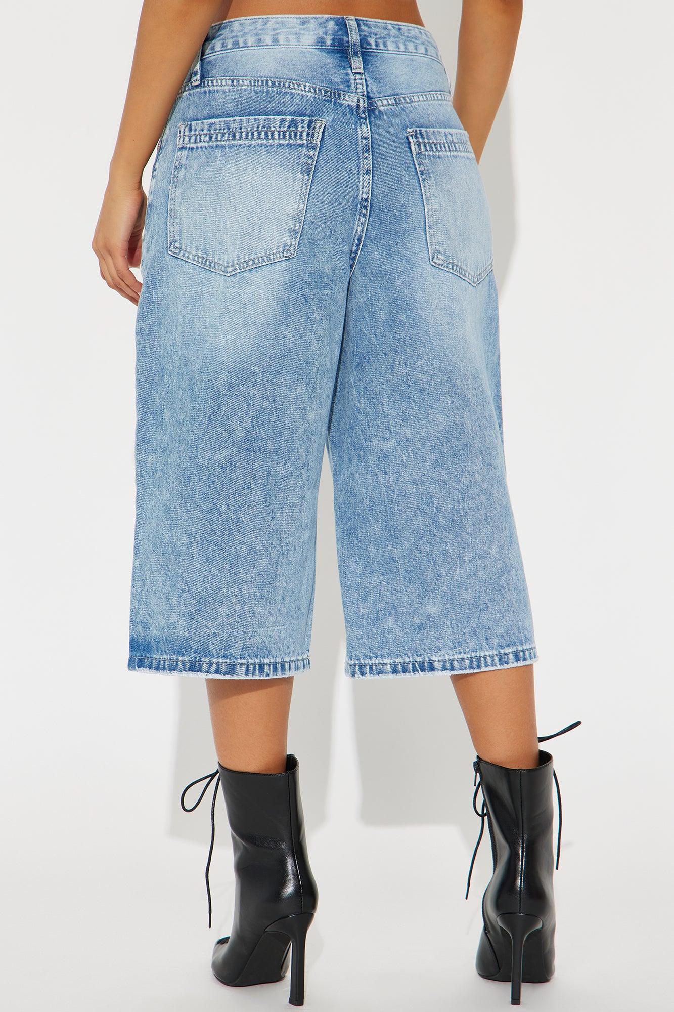 Classic Denim Jorts - Medium Wash Product Image