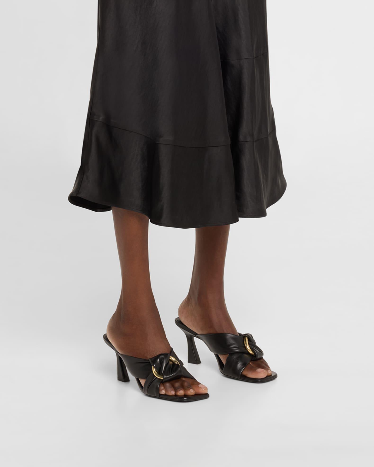 Cece Leather Twisted Ring Slide Sandals Product Image