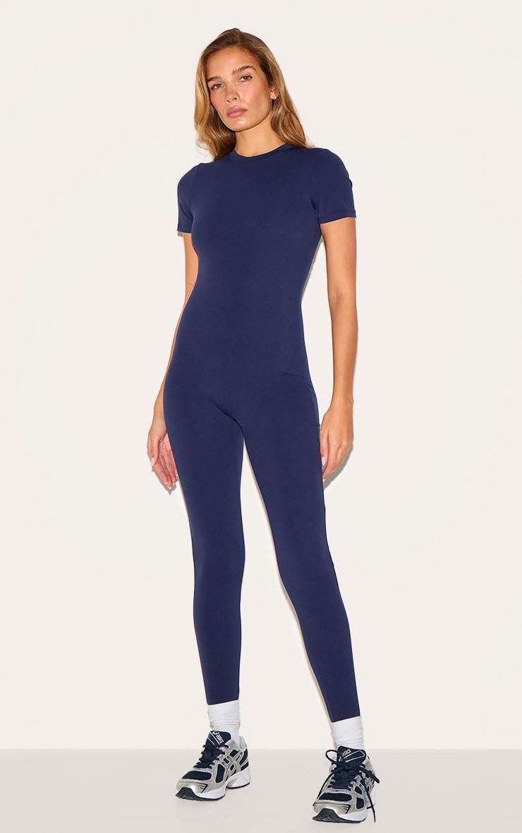 Olive Ultimate Sculpt Short Sleeved Unitard Product Image