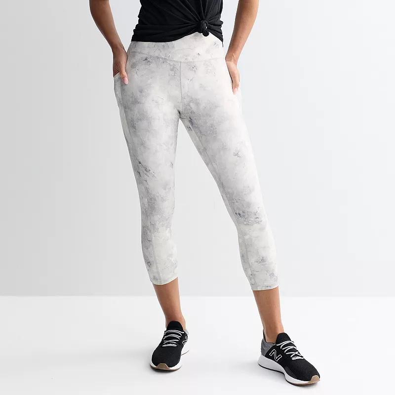 Women's Tek Gear® Ultrastretch Pocket High-Waisted Capri Leggings,  Product Image