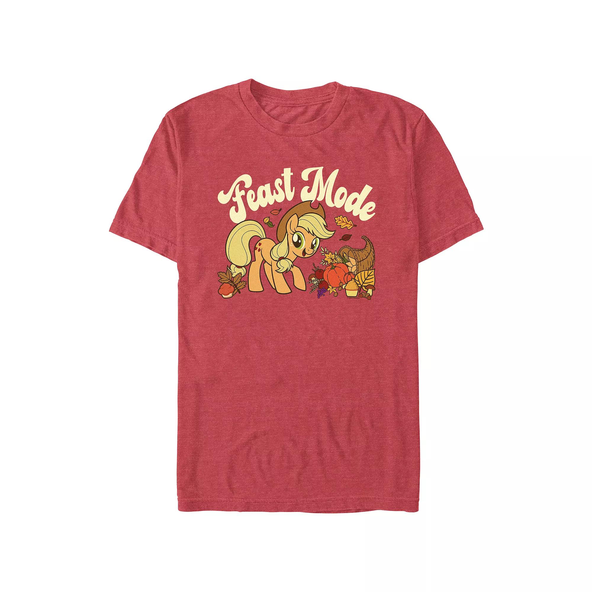 Men's My Little Pony Feast Mode Graphic Tee, Size: XL, Red Grey Product Image