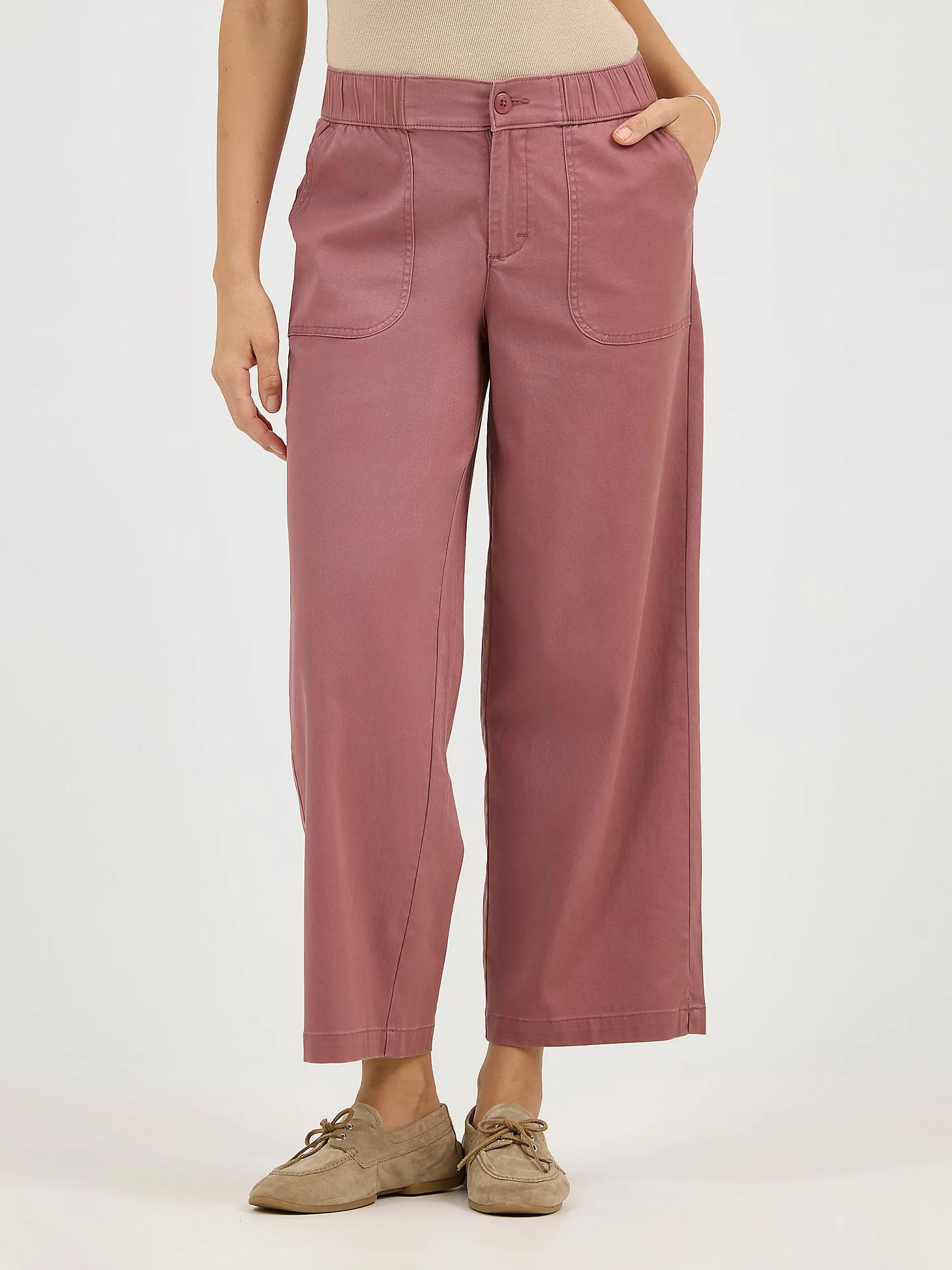 Women's Ultra Lux Comfort Wide Leg Utility Crop Pant | Women's Capris & Crops | Lee® Product Image