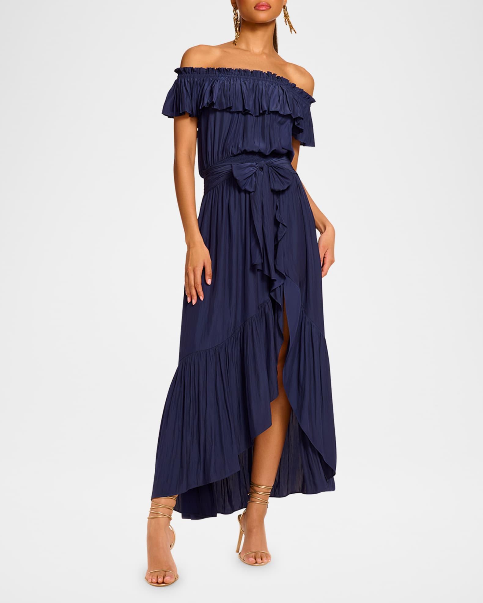 Gloria Off-Shoulder Midi Dress Product Image